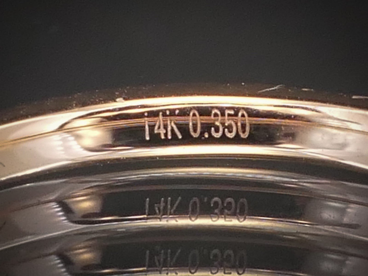 NEW 14k Rose Gold 1.5mm Natural .35ctw Diamond Ladies Band Ring 1.9g i8468