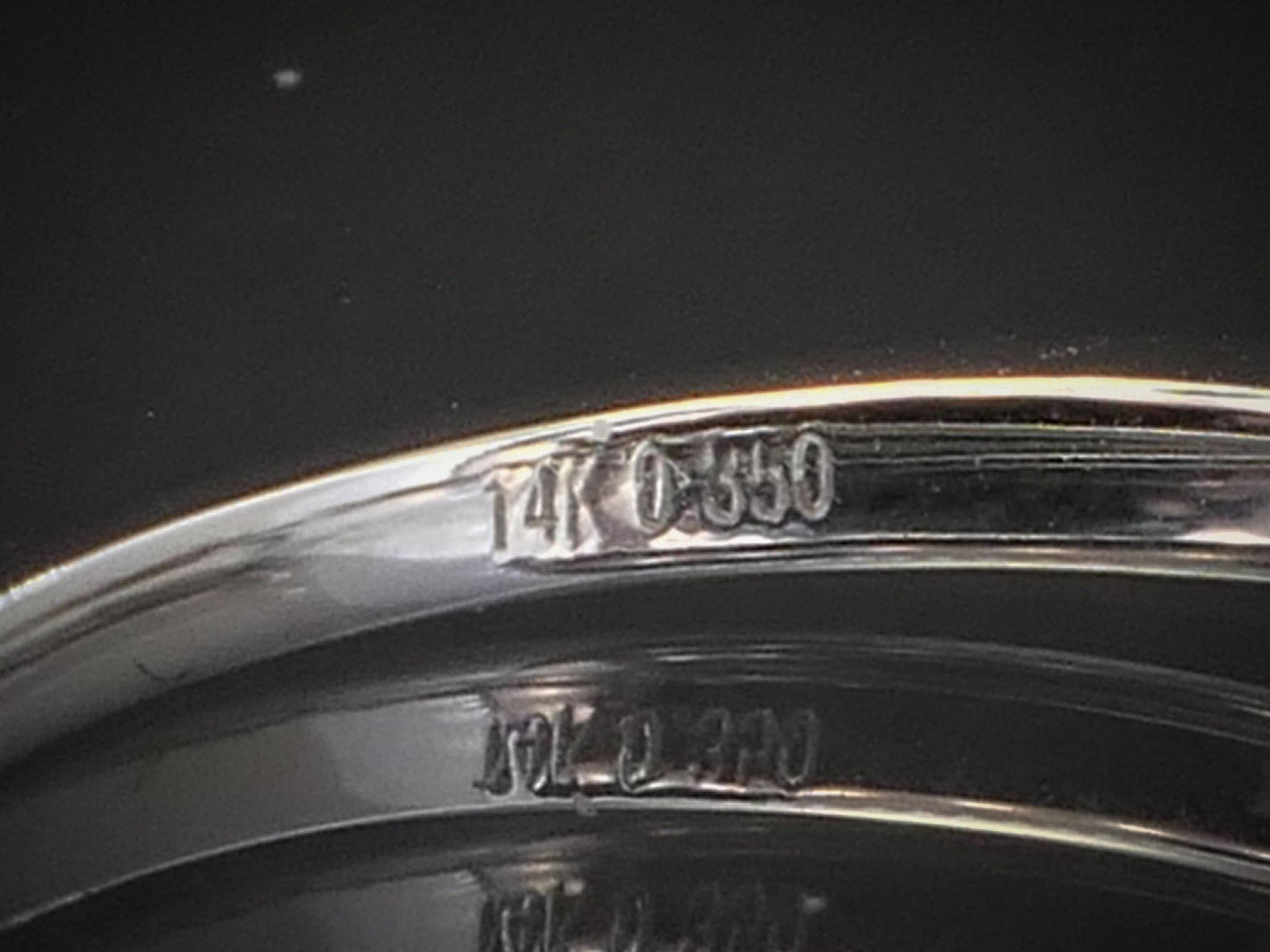 NEW 14k White Gold 3mm Natural .34ctw Diamond Ladies Band Ring 1.7g i8459