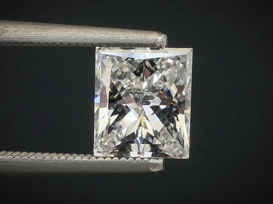 Loose 1.02ct Princess Cut IGI Cert Natural Diamond I1/G i10682
