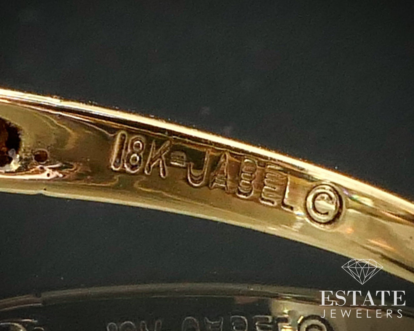 Jabel 18k Yellow Gold Round Natural 1.13ct Diamond Filigree Ring 3.9g i13677