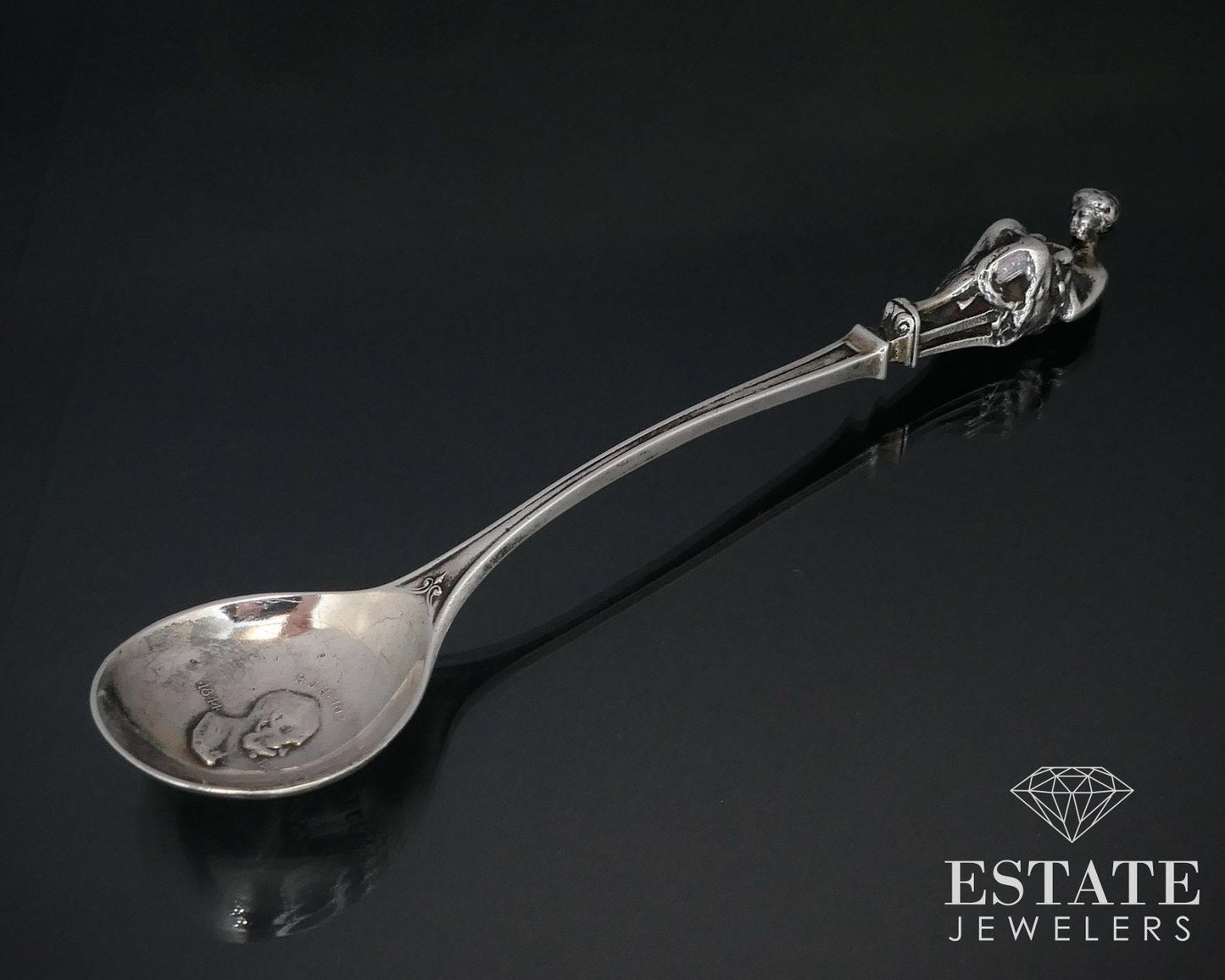 Antique Sterling Silver 925 Cartier Heinz Emil Fuchs Spoon 72.9g i13813