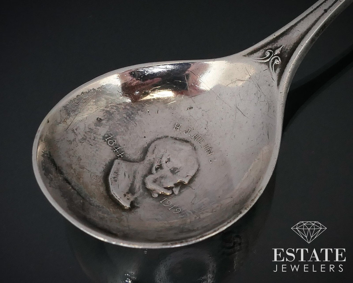 Antique Sterling Silver 925 Cartier Heinz Emil Fuchs Spoon 72.9g i13813