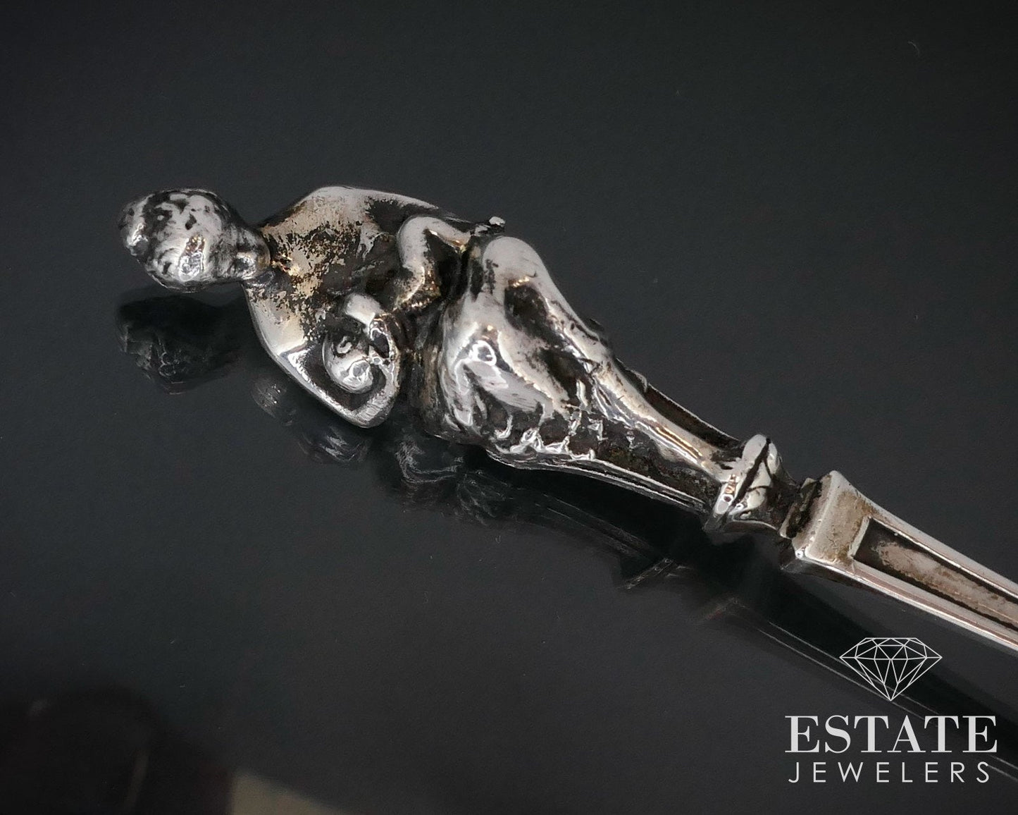 Antique Sterling Silver 925 Cartier Heinz Emil Fuchs Spoon 72.9g i13813