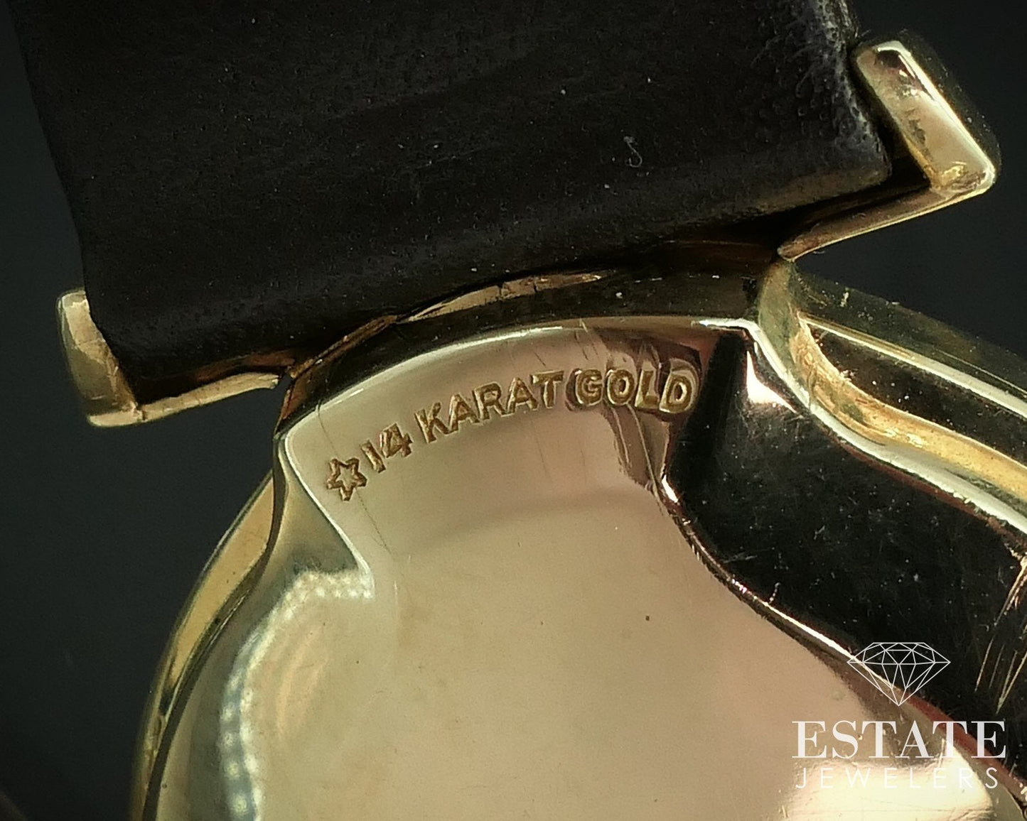 Vintage 14k Yellow Gold Hamilton Electric 505 Polaris Mens Dress Watch i15544