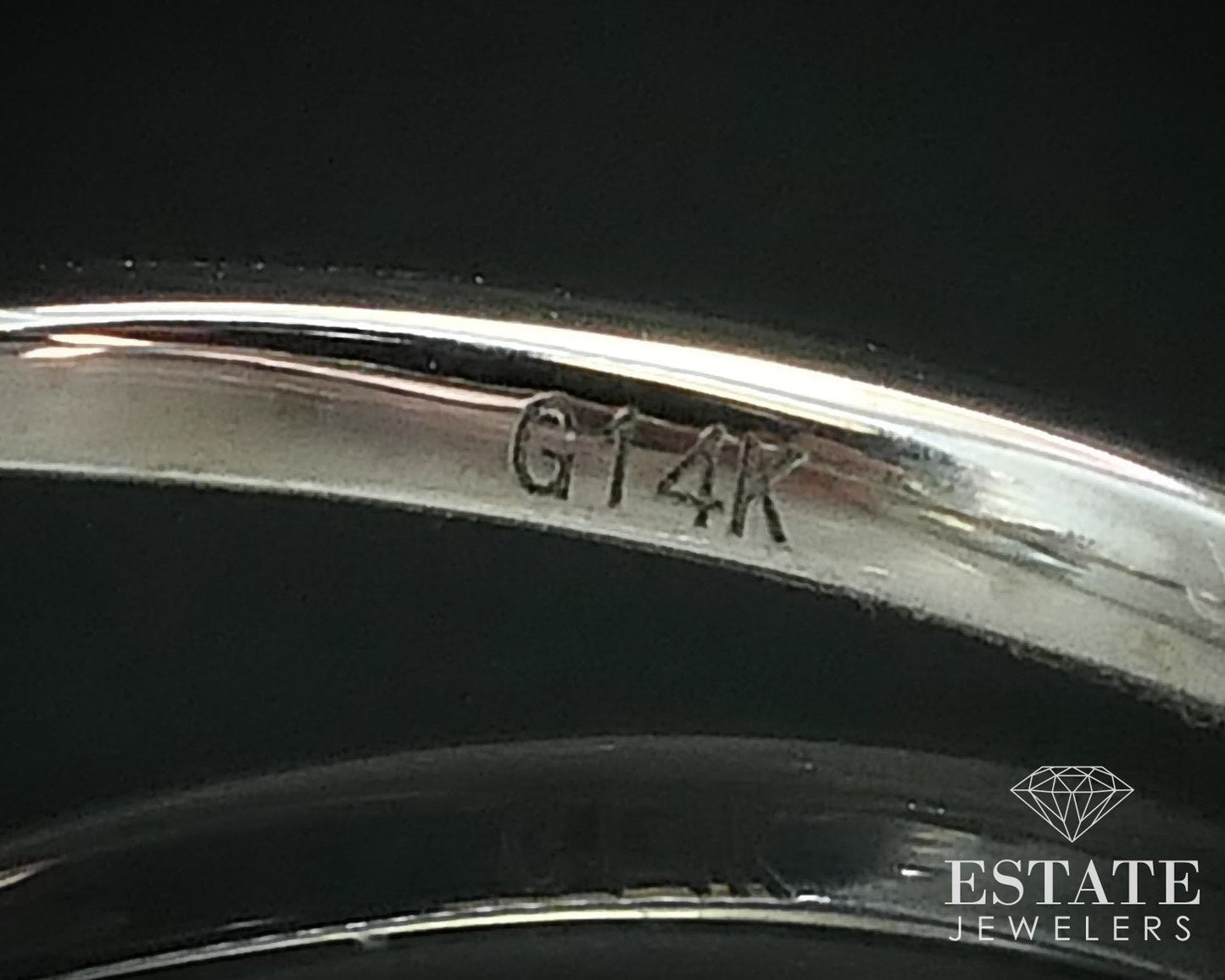 14k White Gold GIA Round 1.32ctw Diamond Engagement Ring 2.4g i15640