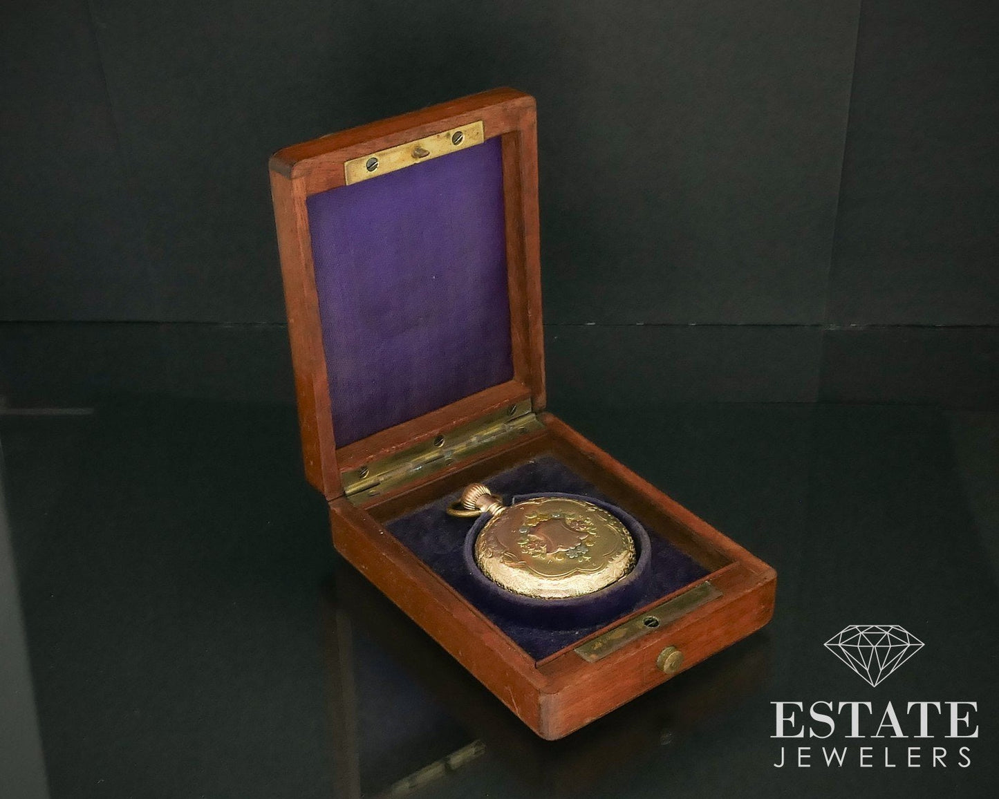 Antique Tri Colored 14k Gold Elgin Grade 67 15j 6s Pocket Watch i15863