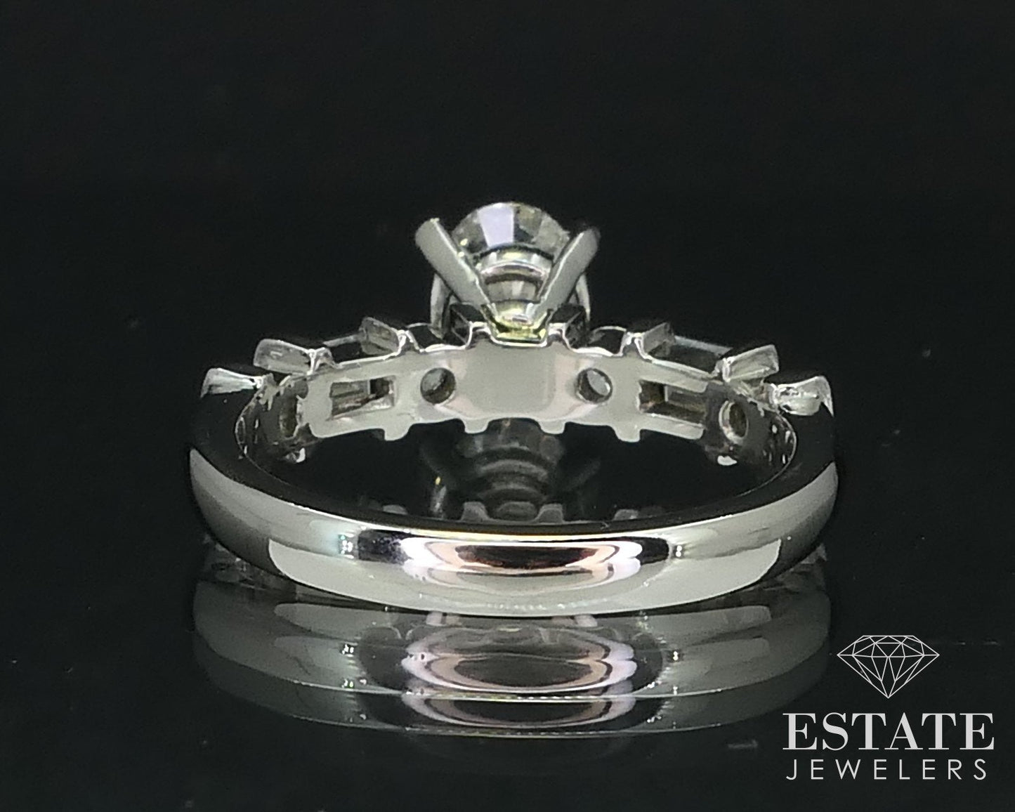 Platinum GIA Oval Natural 1.17ct Diamond Engagement Ladies Ring 7.6g i16069