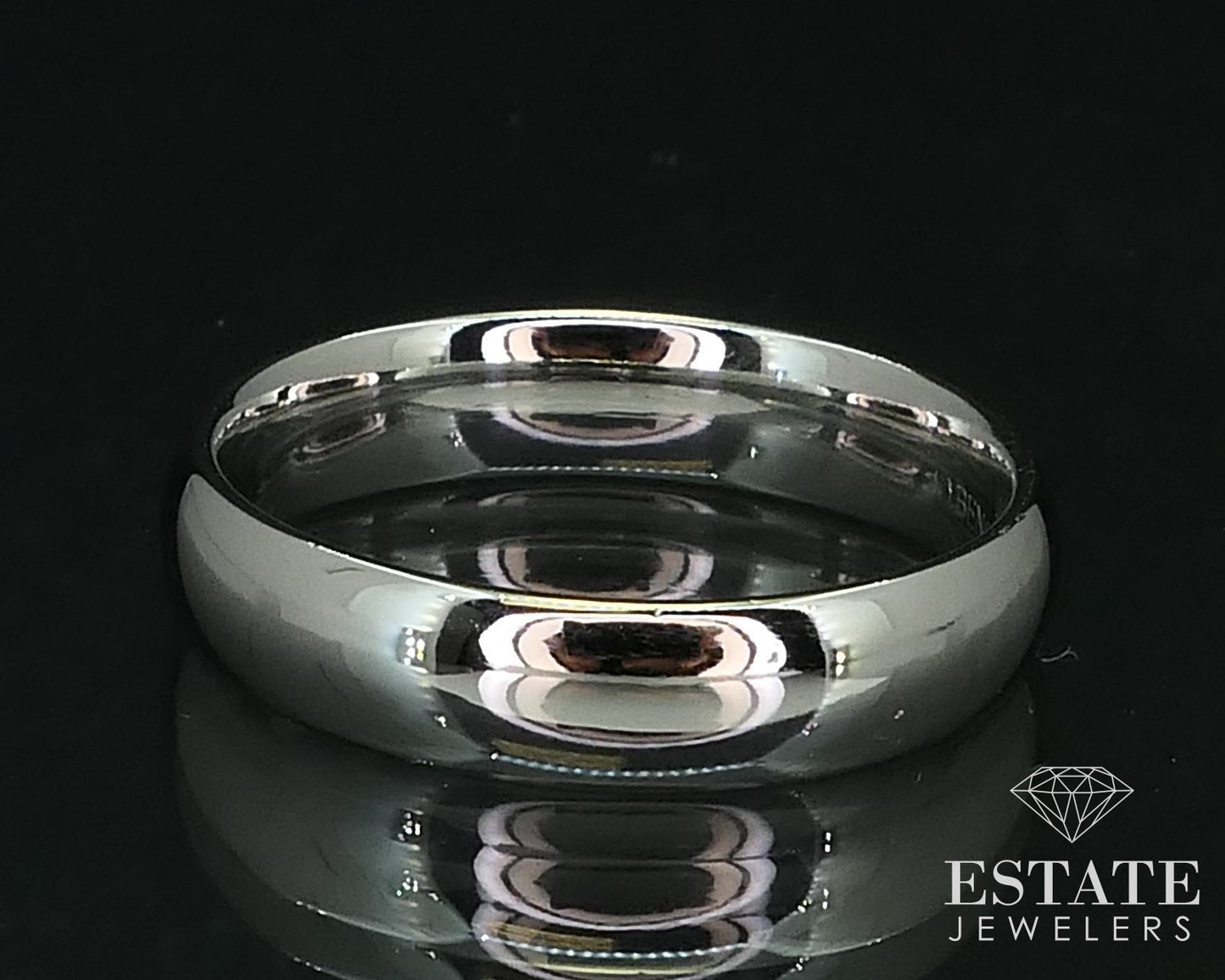 Estate Platinum 5mm Comfort Fit Mens Wedding Band Ring 9.6g i16034