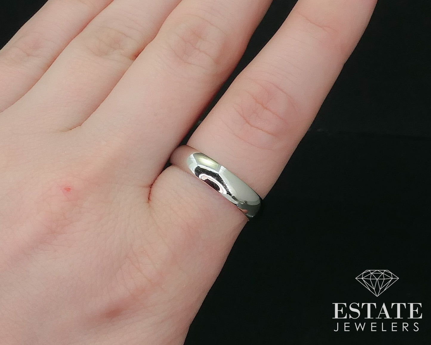 Estate Platinum 5mm Comfort Fit Mens Wedding Band Ring 9.6g i16034