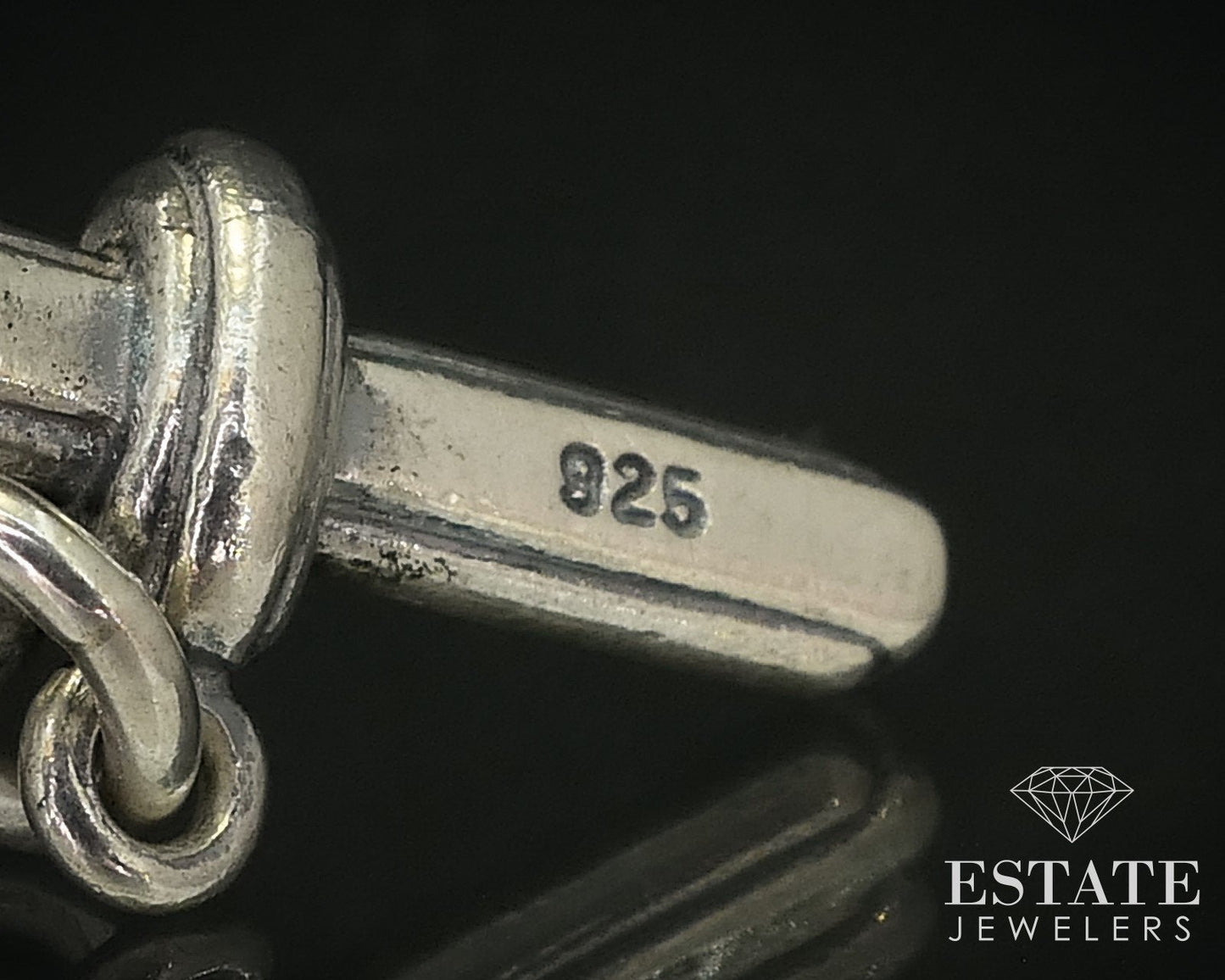 Lagos Sterling Silver 925 Heart Charm Toggle Bracelet 49.3g i16172