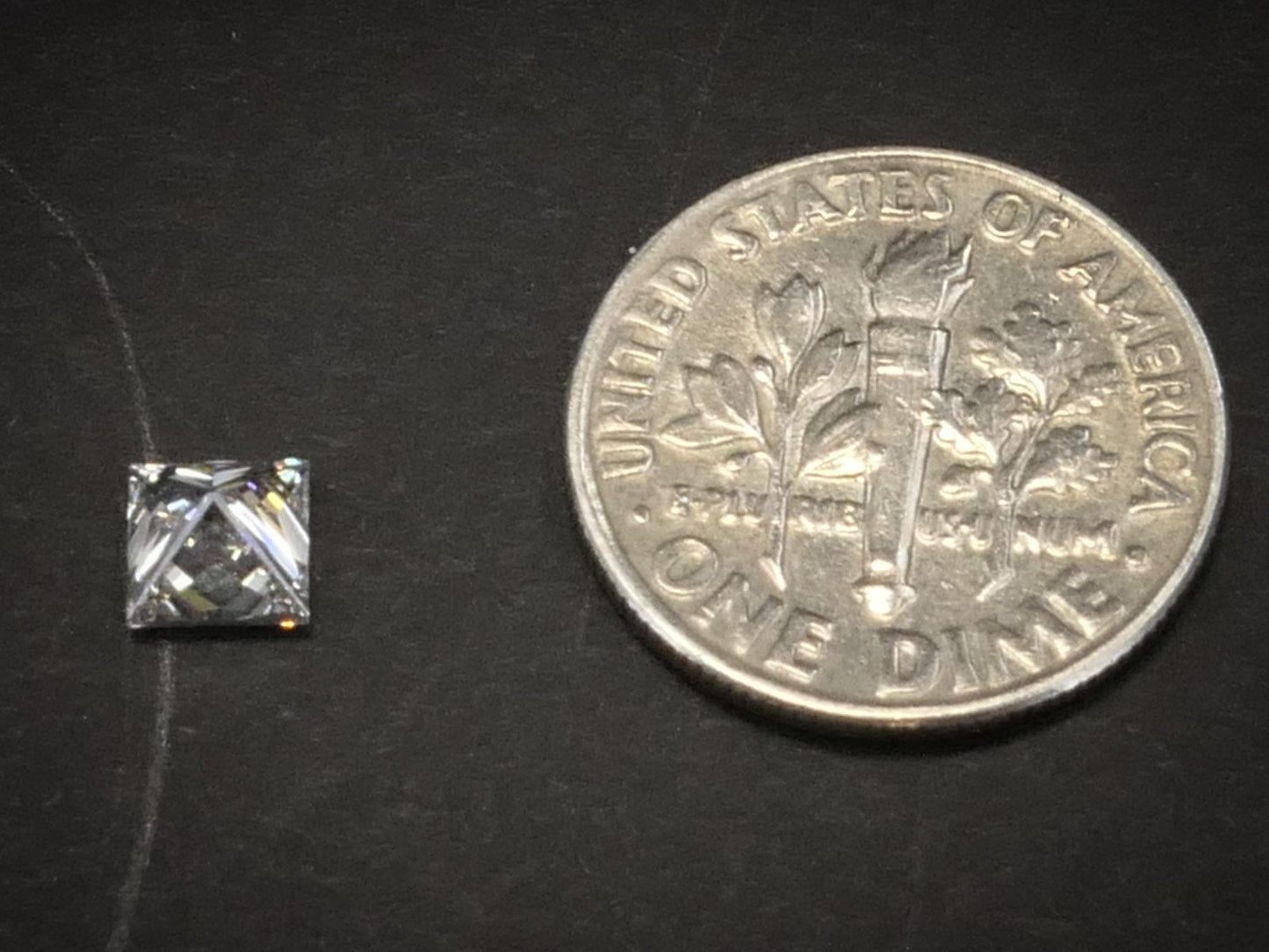 Loose .69ct Princess Cut VS2/H EGL Certified Natural Diamond i7942