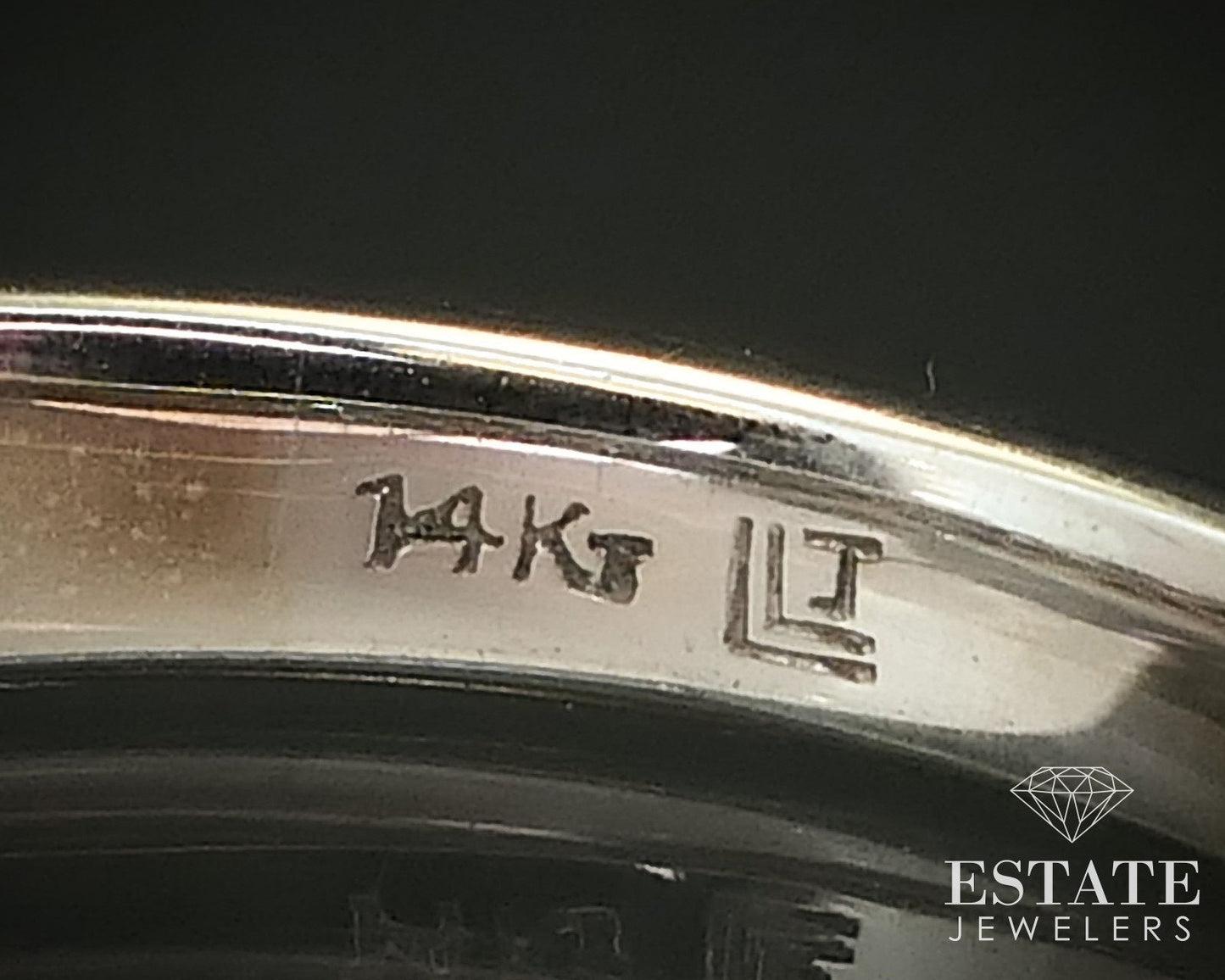 14k White Gold 3mm Natural .50ctw Diamond Ladies Wedding Band 2.8g i12369