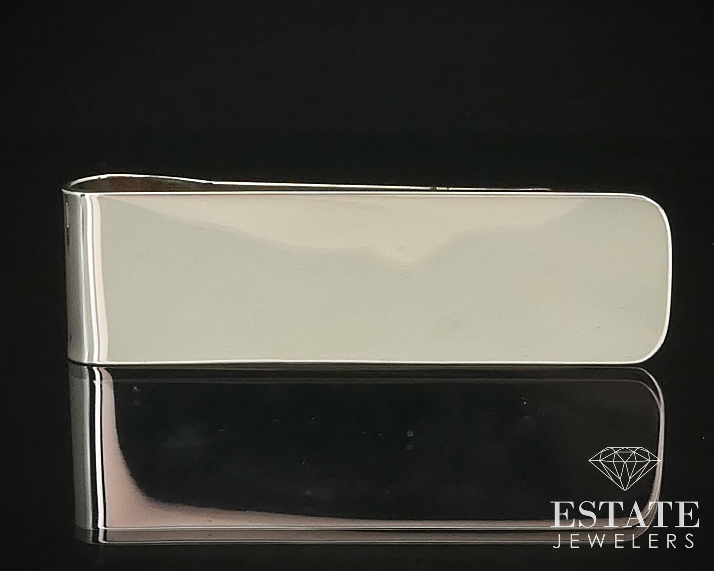 Sterling Silver Tiffany & Co. Smooth Blank Money Clip 17.6g i16306