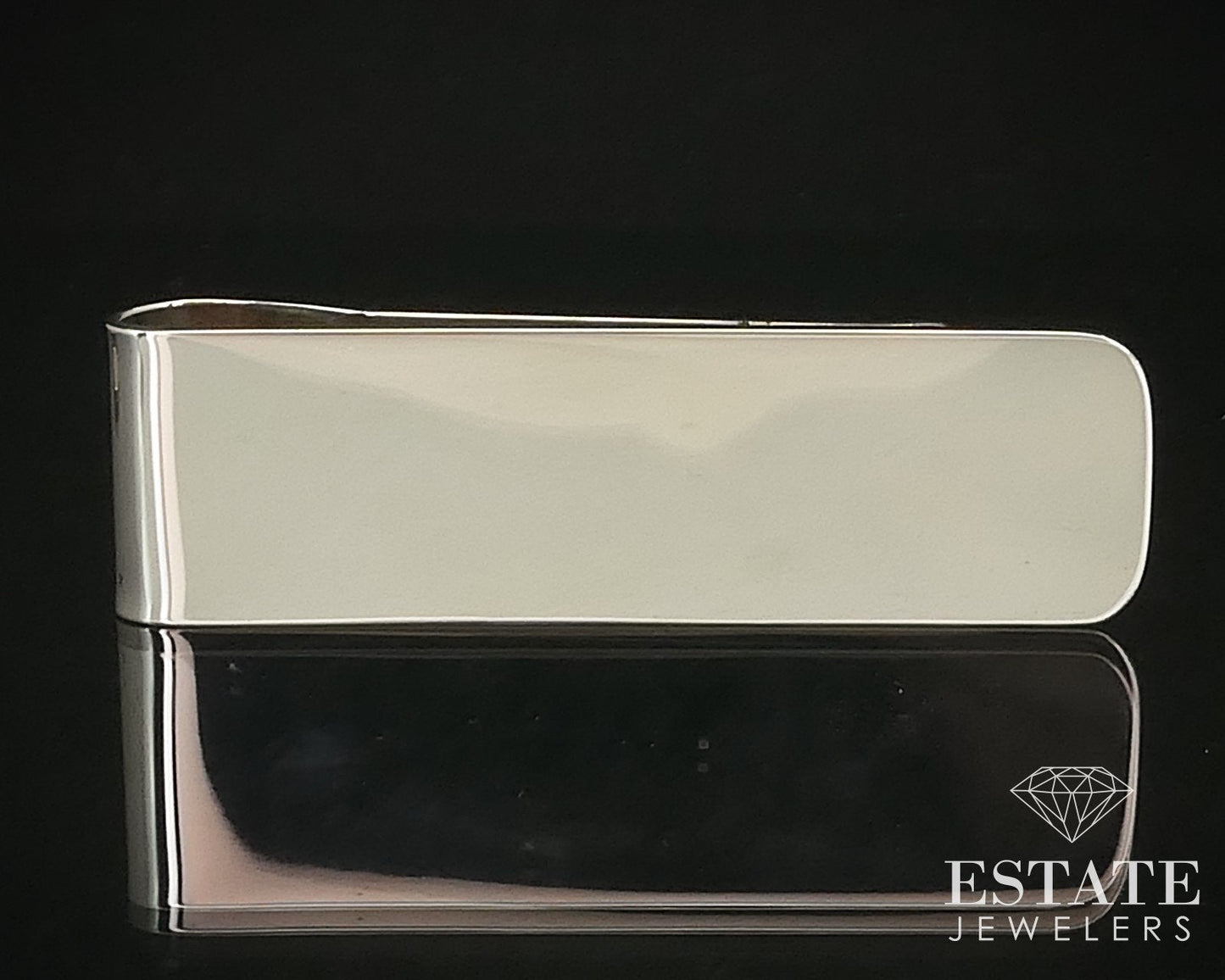 Sterling Silver Tiffany & Co. Smooth Blank Money Clip 17.6g i16306