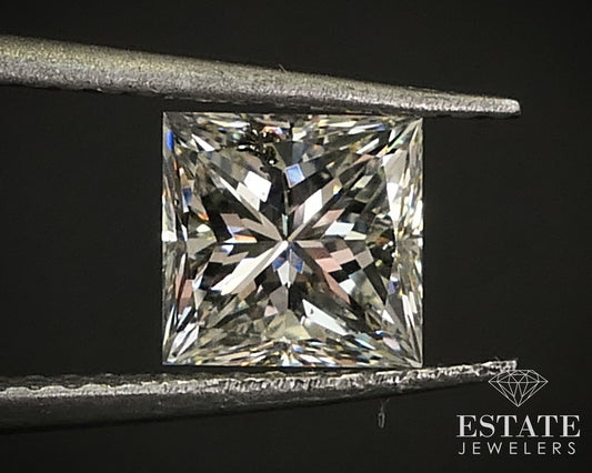 Loose 1.14ct Princess Cut GIA Cert Natural Diamond SI2/J i16220