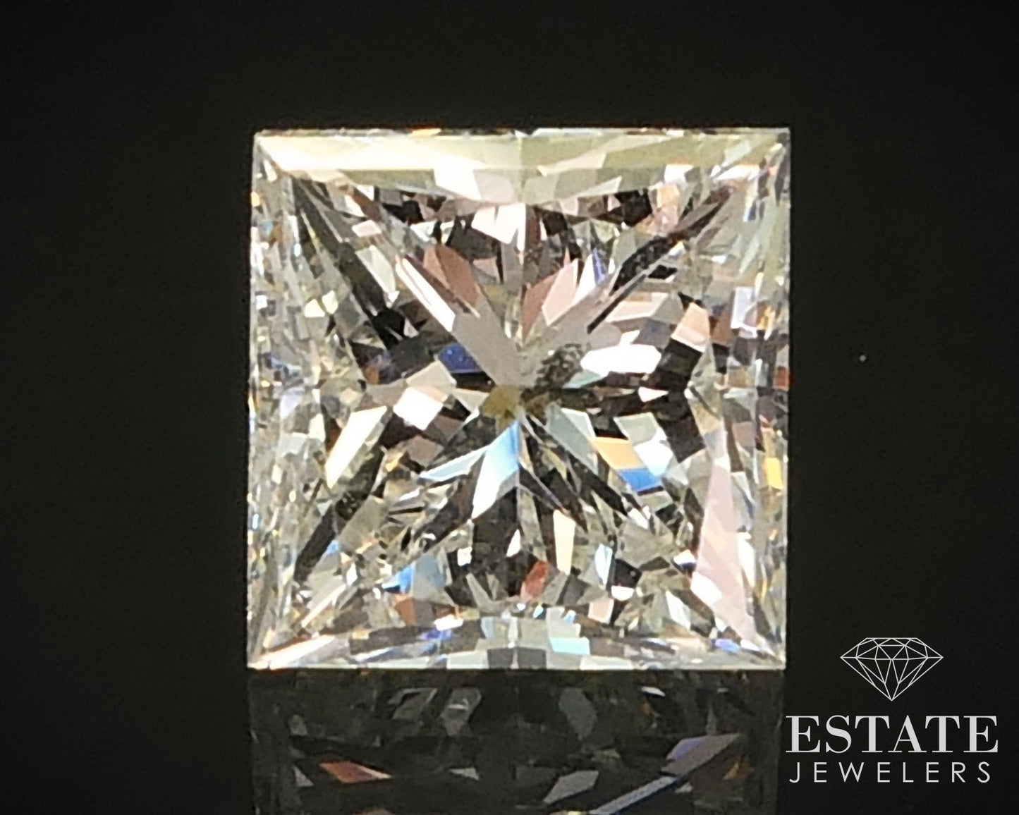 Loose 1.15ct Princess Cut GIA Cert Natural Diamond I1/J i16223