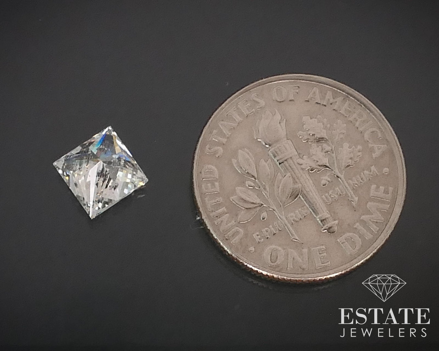 Loose 1.15ct Princess Cut GIA Cert Natural Diamond I1/J i16223