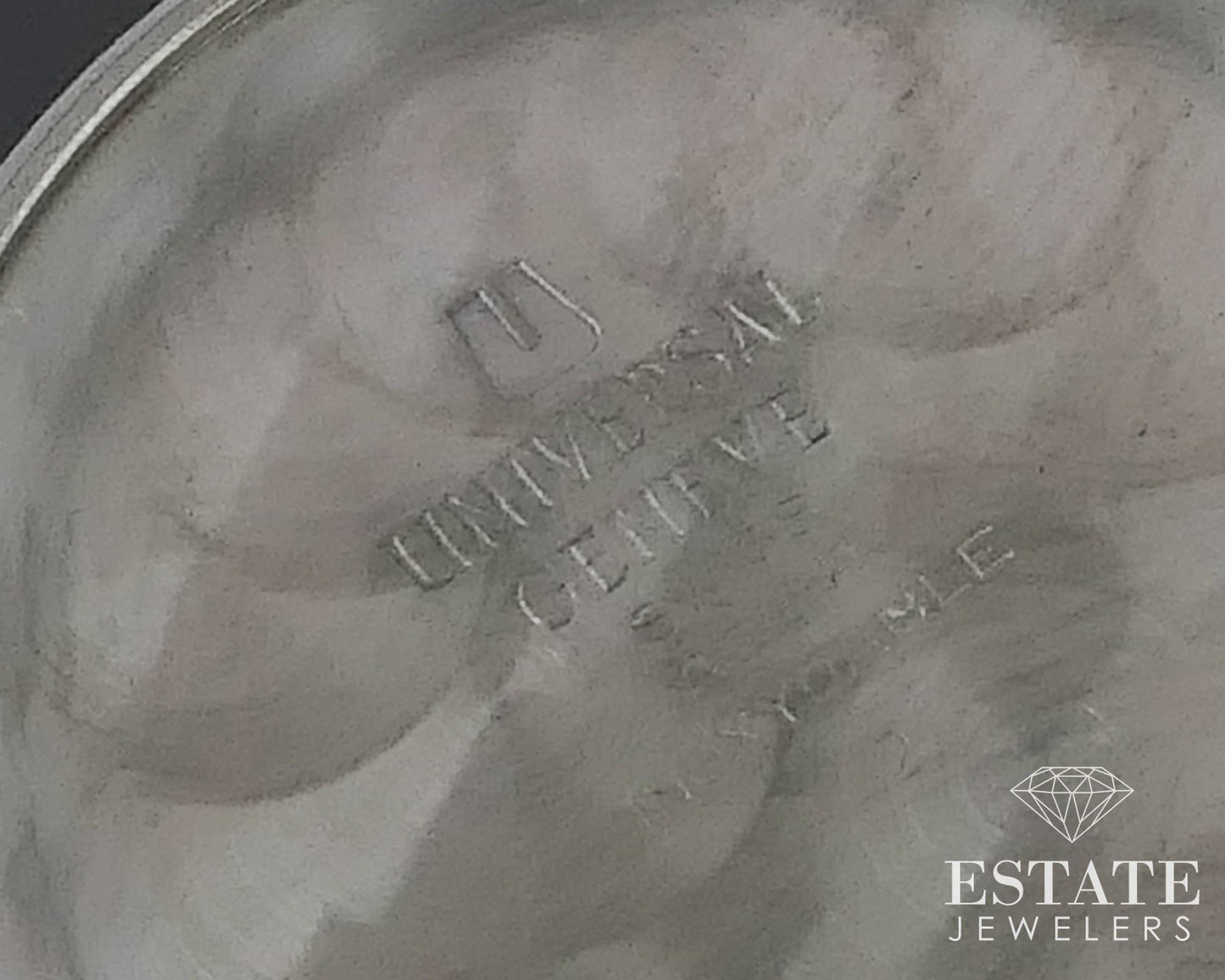 Vintage 1970s Stainless Universal Geneve Ultra Thin Cal 2-42 Mens Watch i16217