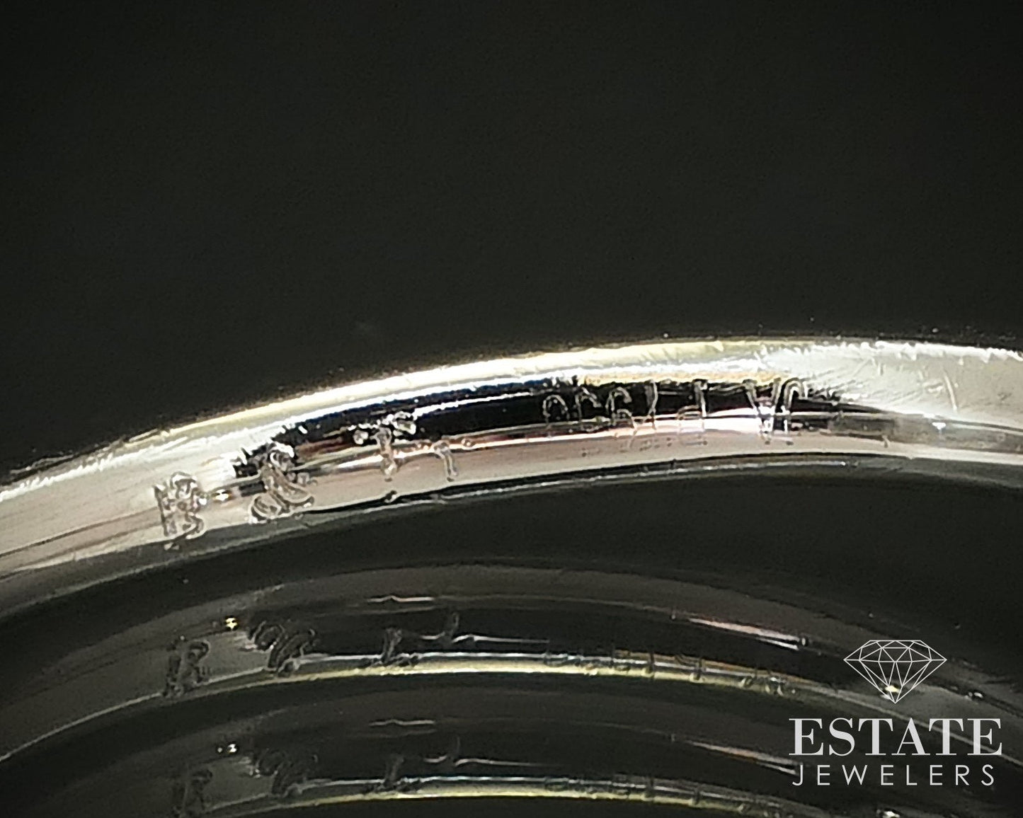 14k White Gold Round GIA Natural 1.00ct Diamond Solitaire Ring 4.9g i16484