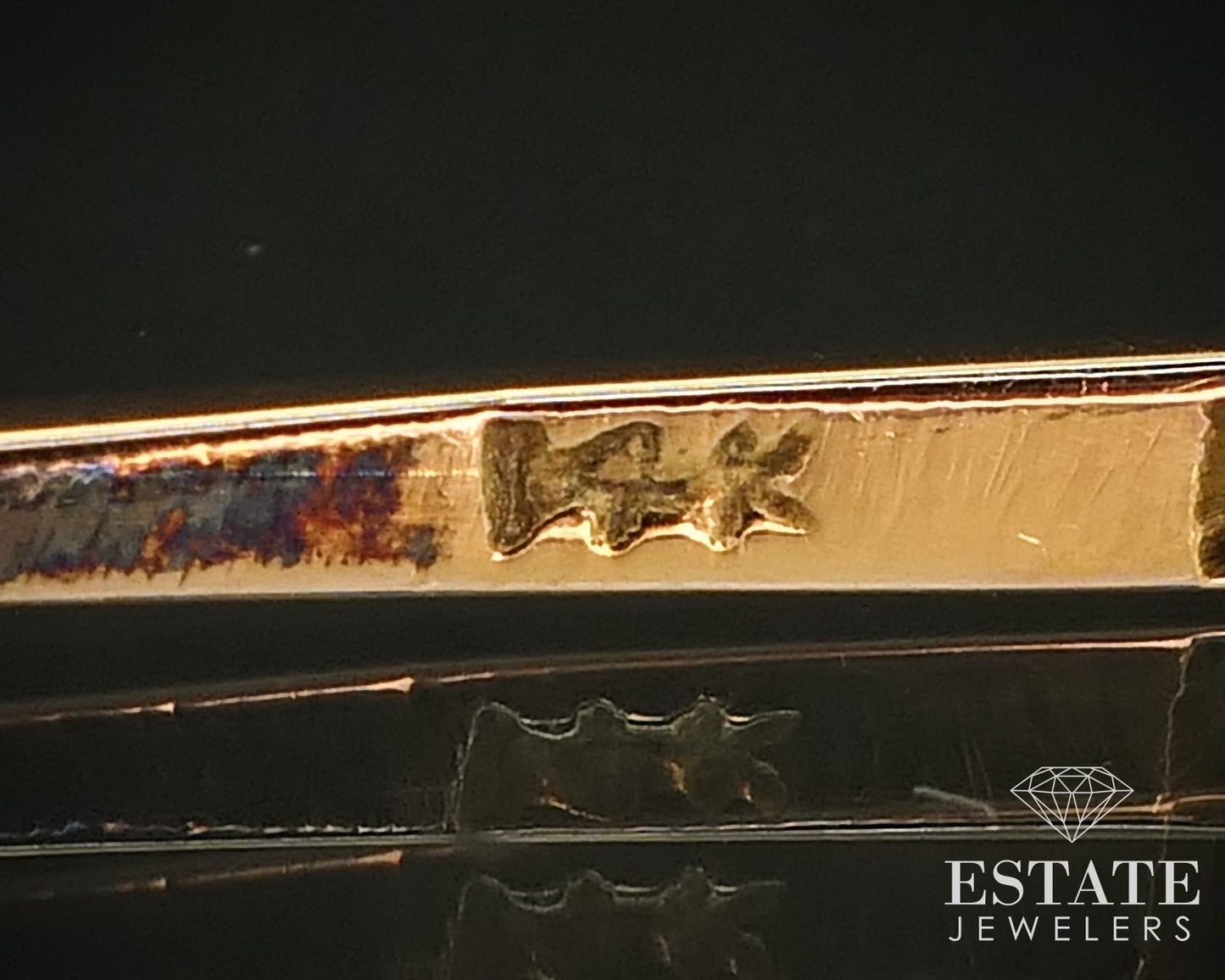 14k Yellow Gold Natural .70ctw Diamond Hinged Hoop Earrings 2.9g i16483