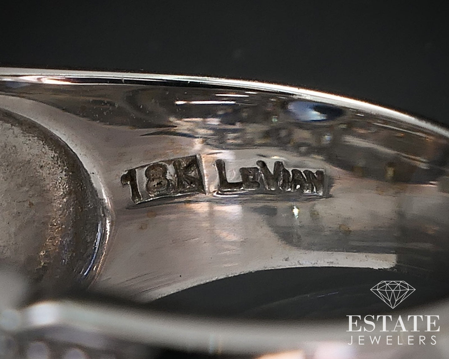 18k White Gold LeVian Natural 1.85ct Tanzanite & Diamond Cocktail Ring 9g i16586