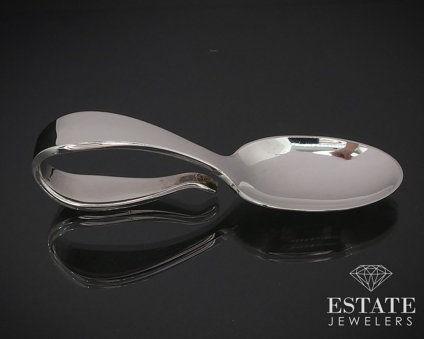 Sterling Silver Tiffany & Co. Classic Baby Spoon 36.5g i16582