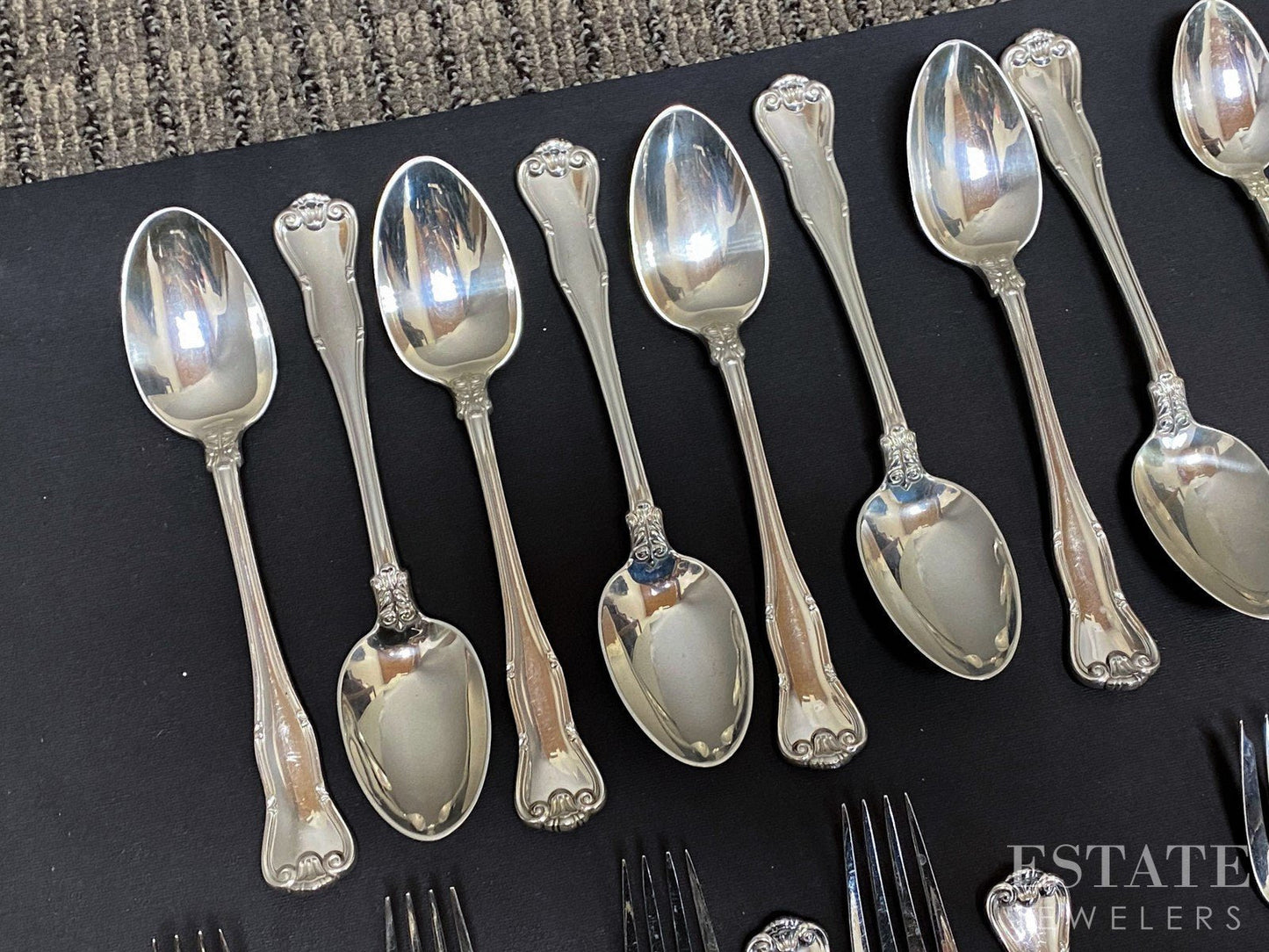 Sterling Silver Provence By Tiffany & Co. 49 Piece Flatware Set