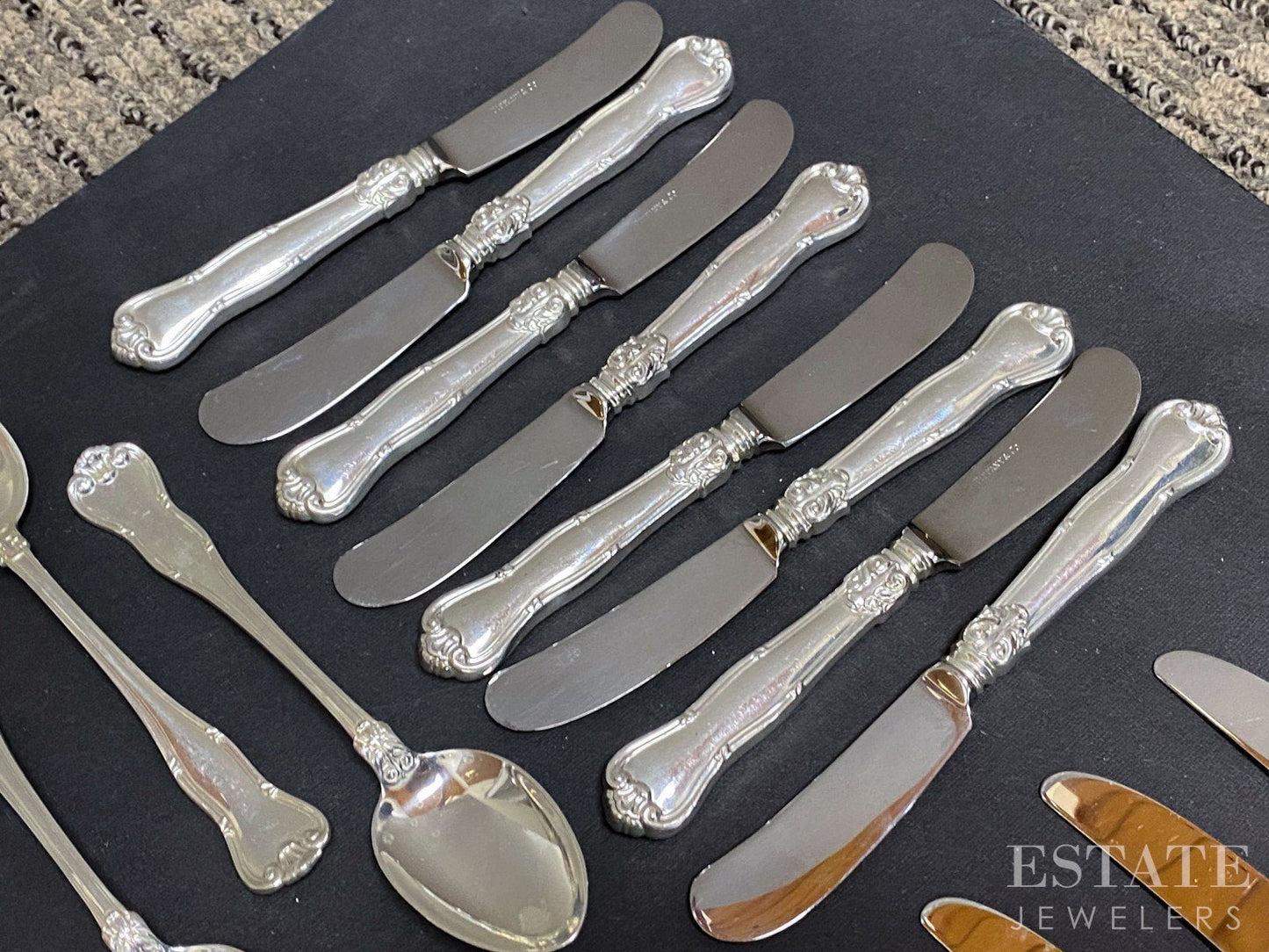 Sterling Silver Provence By Tiffany & Co. 49 Piece Flatware Set