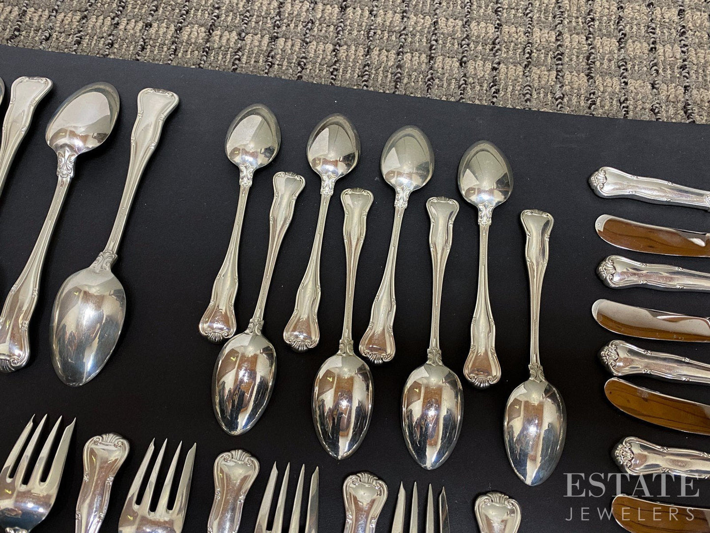 Sterling Silver Provence By Tiffany & Co. 49 Piece Flatware Set
