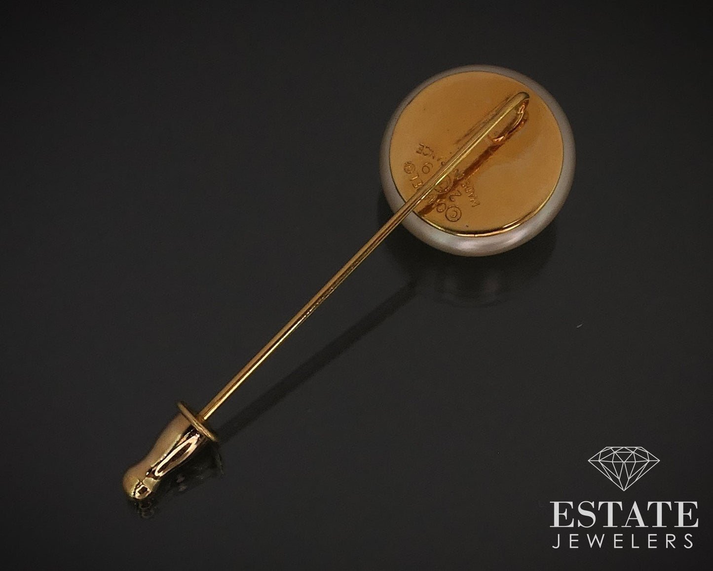 Vintage Chanel 18.6mm Freshwater Pearl Stick Pin i16762