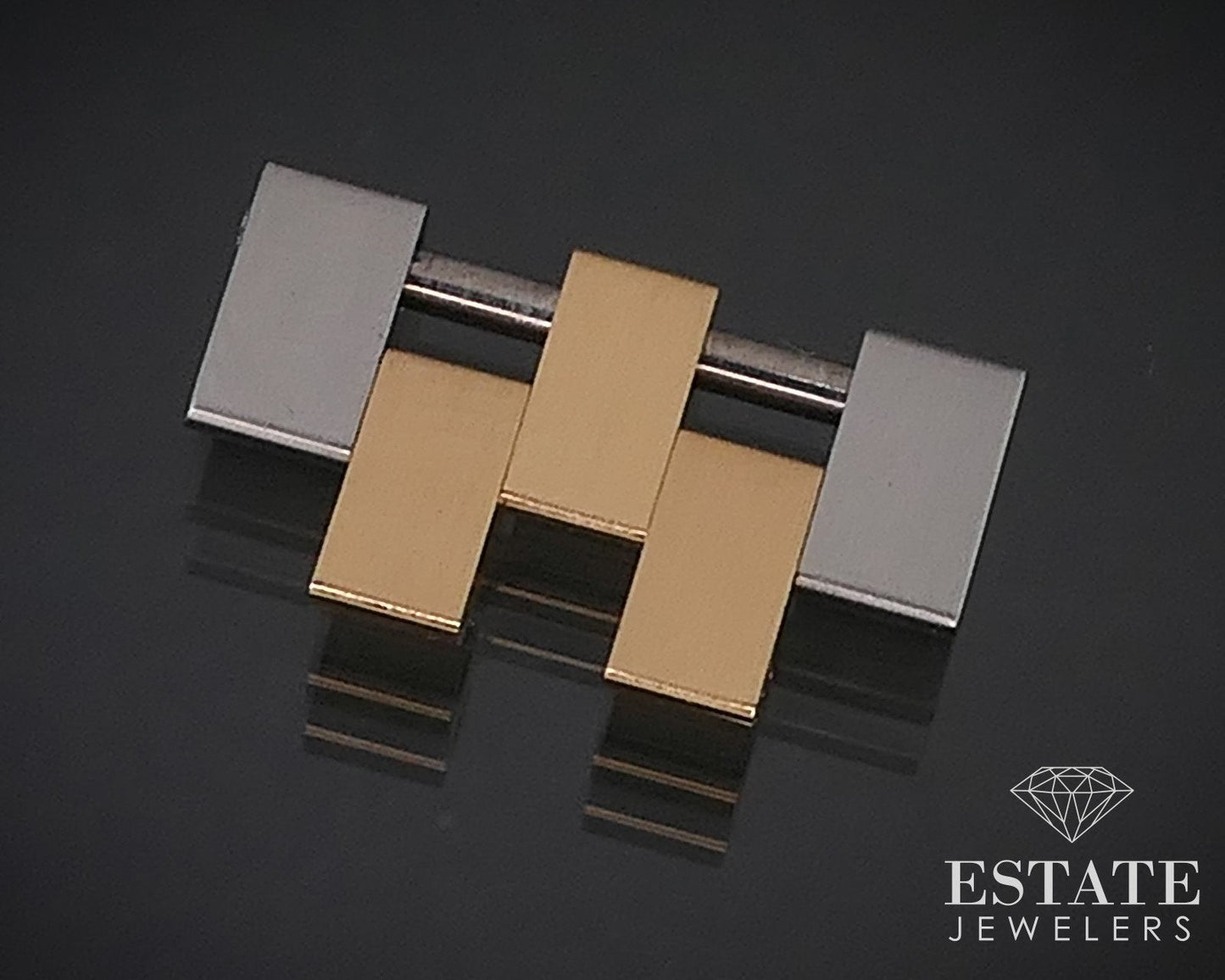 Rolex OEM Two Tone 15.5mm RJSY155A Jubilee Watch Link i16878