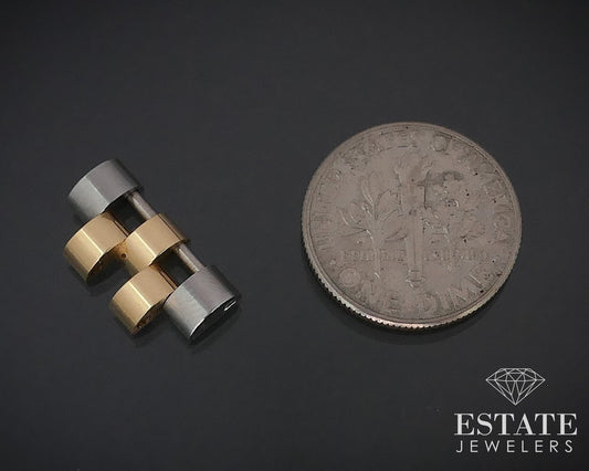 Rolex OEM Two Tone 15.5mm RJSY155A Jubilee Watch Link i16879