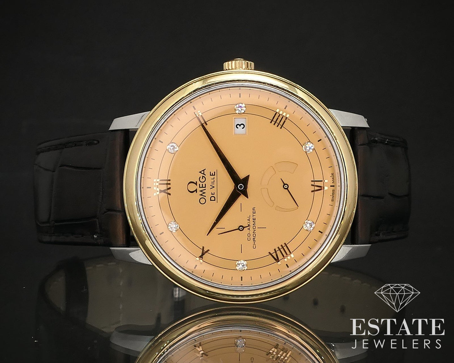 Omega De Ville Prestige Diamond Co-Axier Power Reserve Automatic Watch i17077
