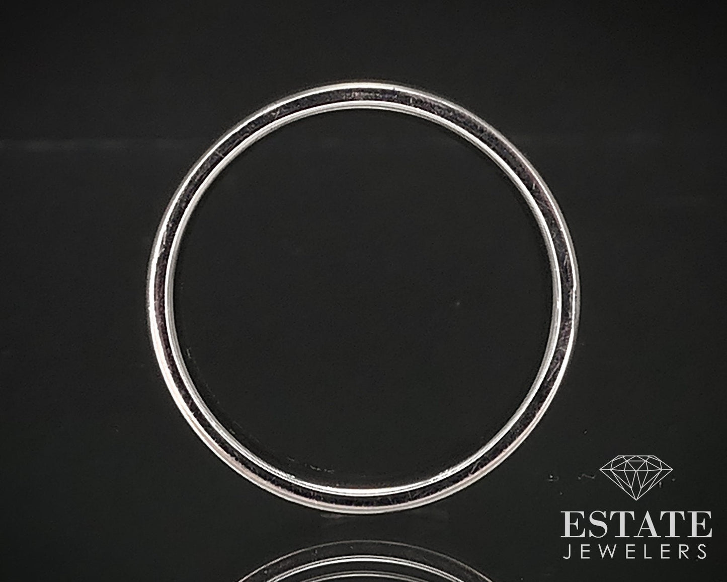 14k White Gold 7mm Brushed Mens Wedding Band Ring 10.7g i17187b