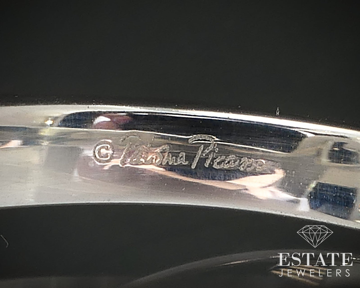 Sterling Paloma Picasso Tiffany & Co Loving Heart Ring 6g i17169