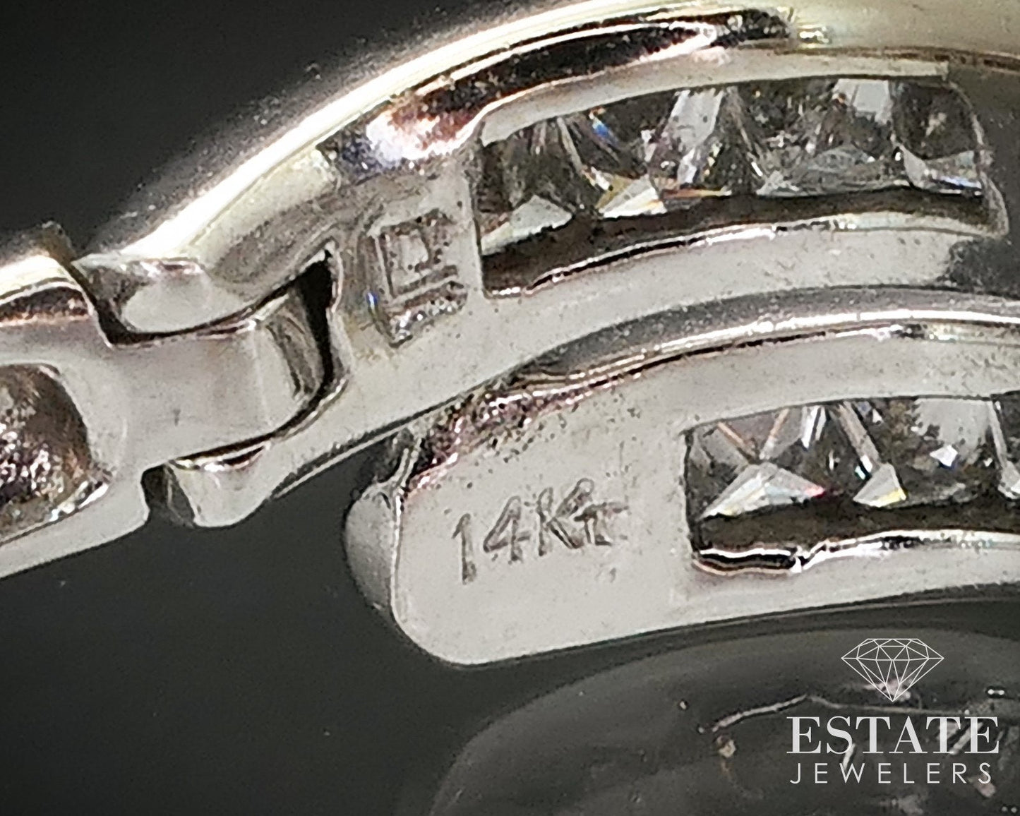 14k Yellow Gold Princess Natural 1.30ctw Diamond Hoop Earrings 5.6g i17405