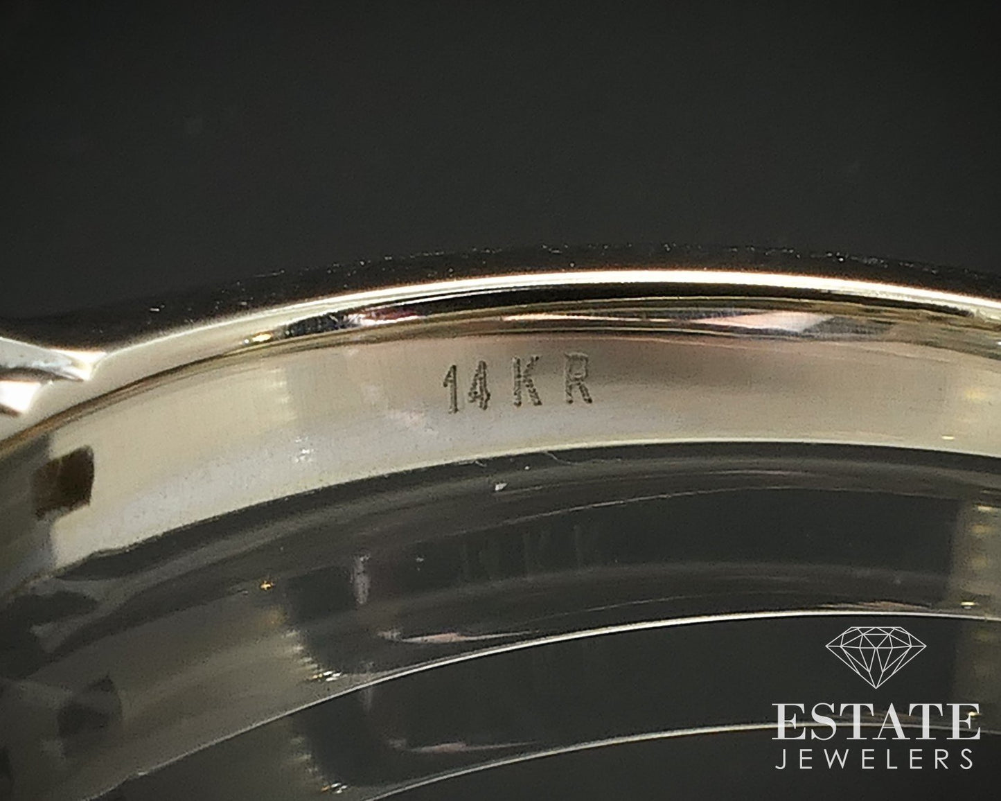 14k White Gold Natural .45ctw Diamond Ladies Wedding Band 2.7g i17422
