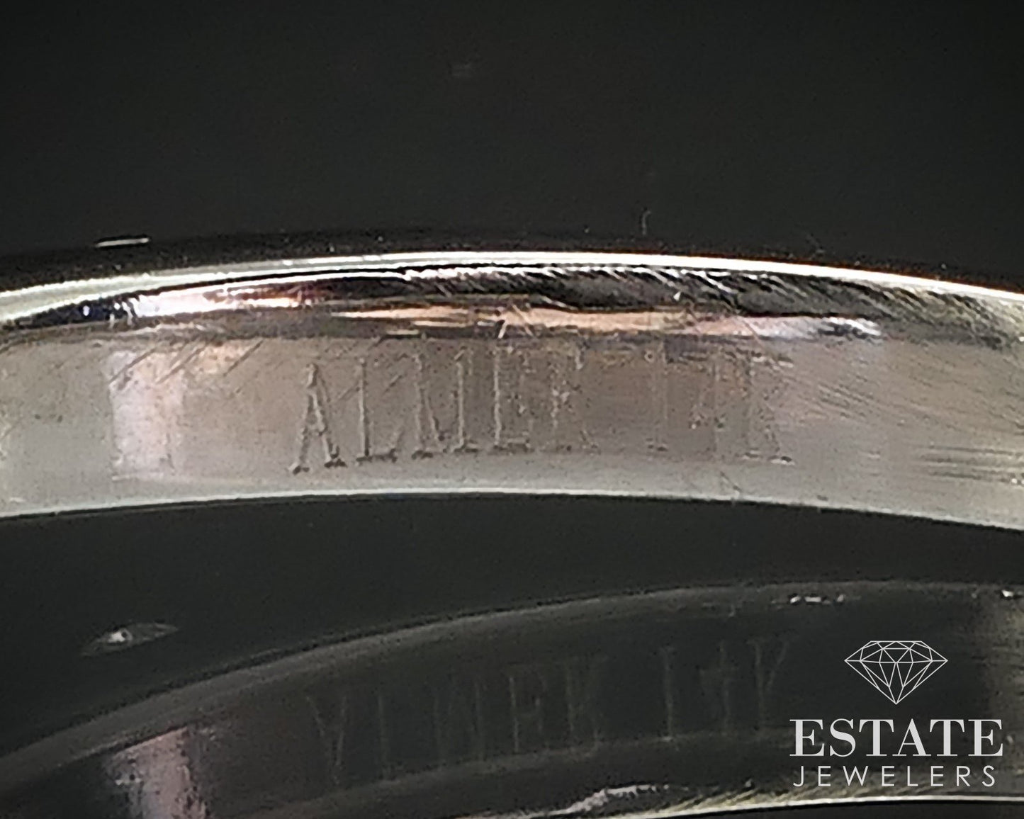 14k White Gold Princess Natural 1.17ctw Diamond Engagement Ring 3.6g i17511