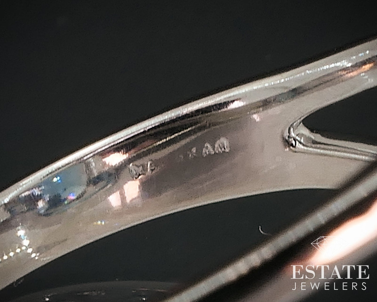 14k White Gold Cushion Natural Blue Topaz & Diamond Halo Ladies Ring 6.6g i17646