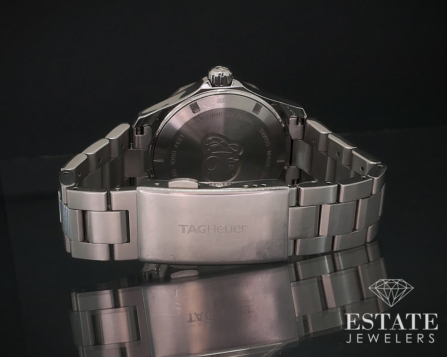 Tag Heuer Aquaracer Date WAP1112 Blue Dial Stainless Steel Mens Watch i17719