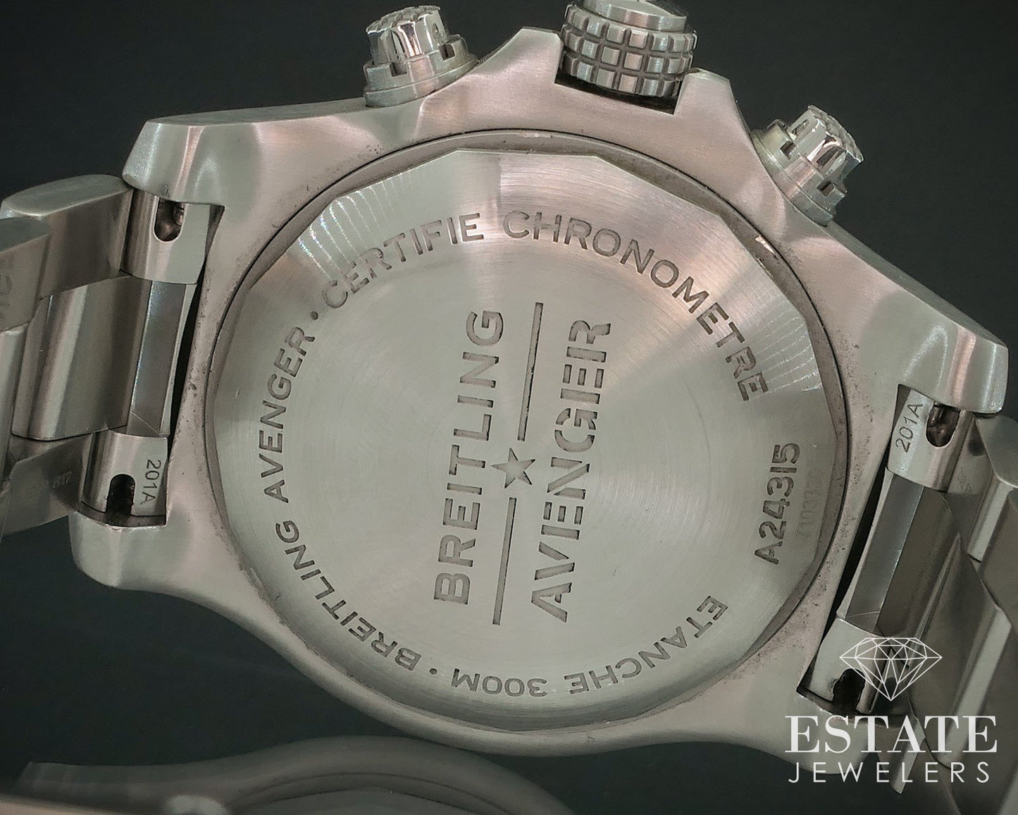 Breitling Avenger 45 Chronograph GMT Blue Dial A24315 Mens Watch i17820