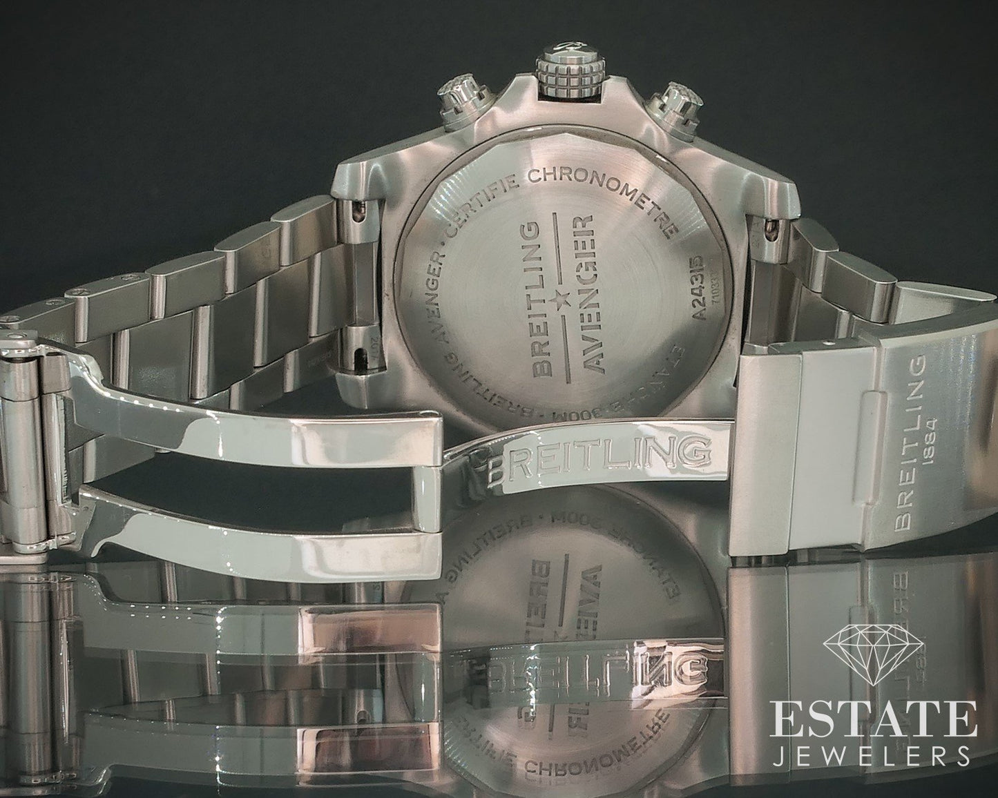 Breitling Avenger 45 Chronograph GMT Blue Dial A24315 Mens Watch i17820