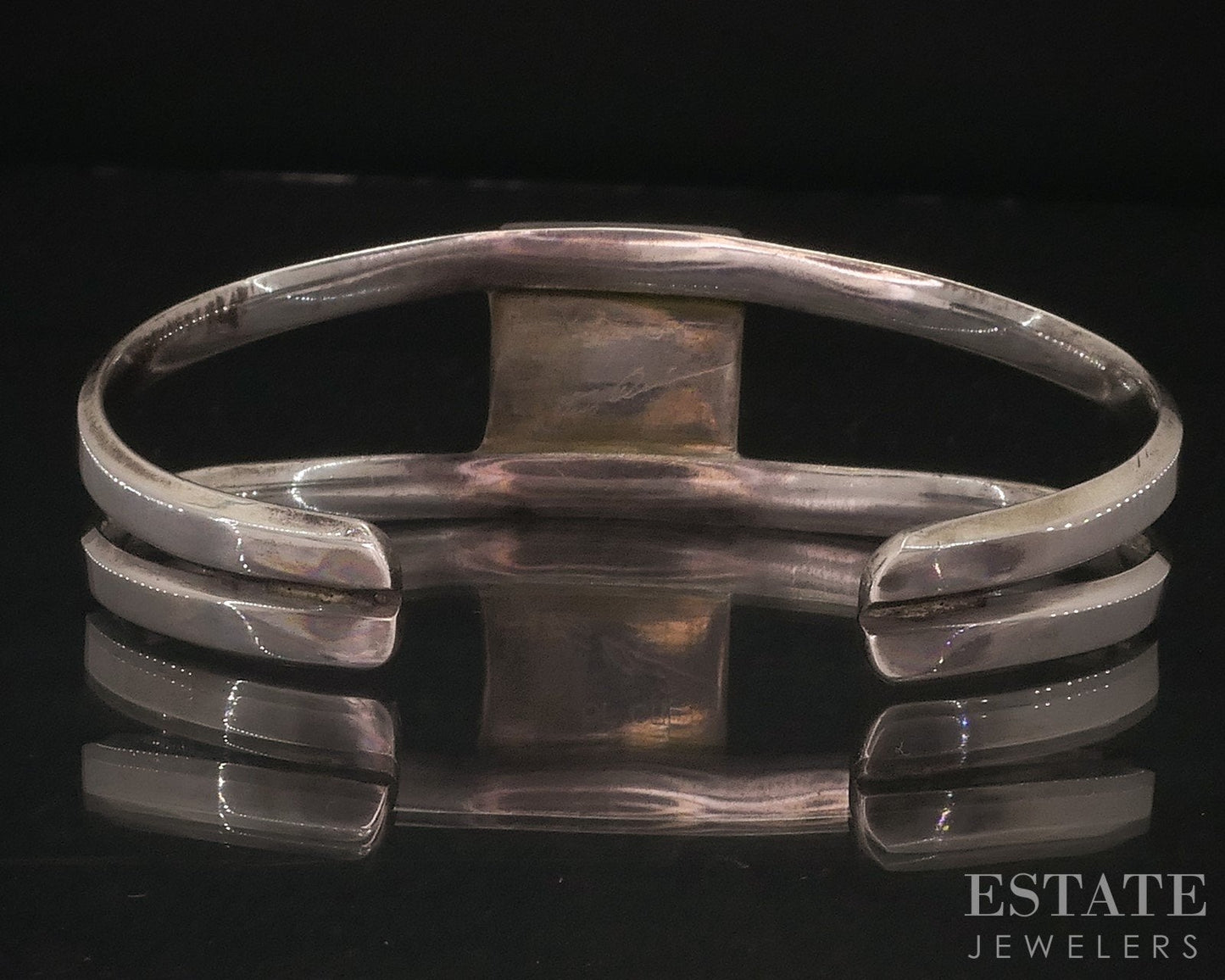 18k & Sterling Anthony Quinn Lady of Crete Cuff Bracelet 42.8g i17924