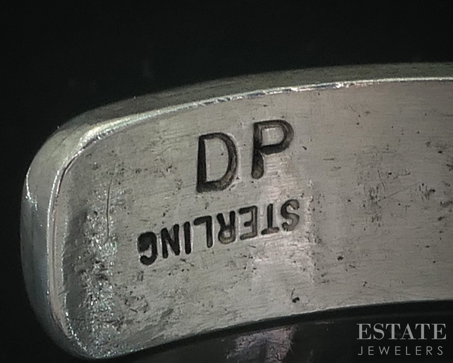 Vintage Sterling Navajo Overlay Don Platero Ladies Cuff Bracelet 14g p75612