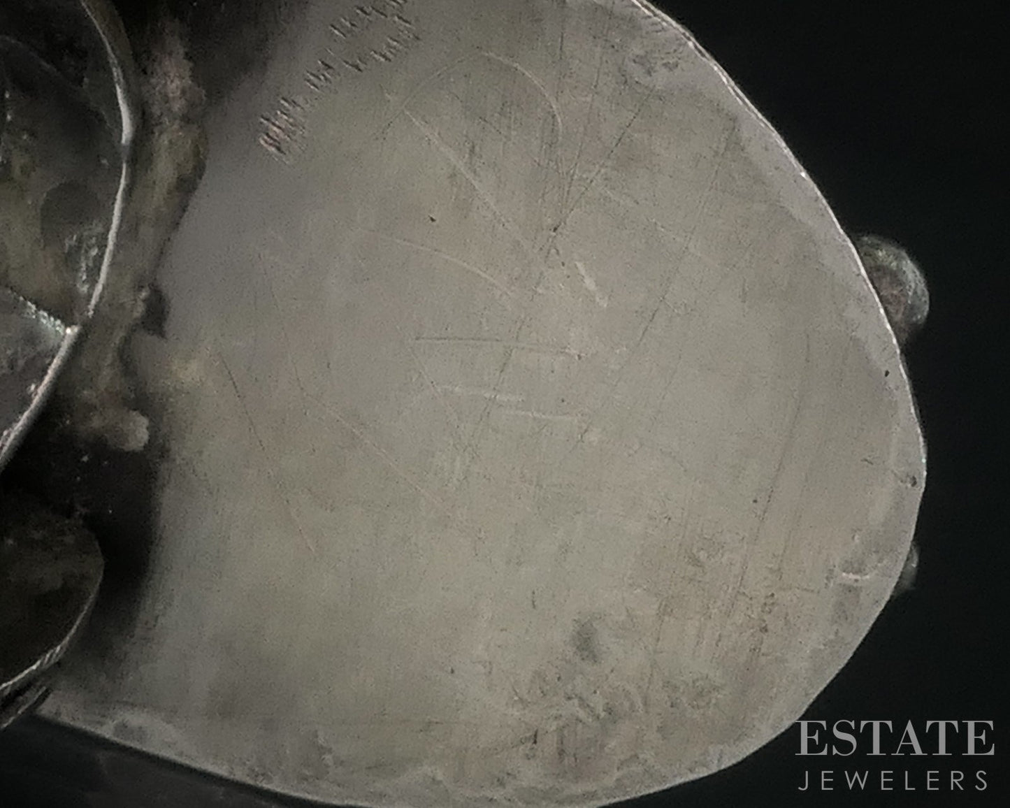 Vintage Sterling Natural Turquoise Navajo Signed KAP Large Ring 35g i18015