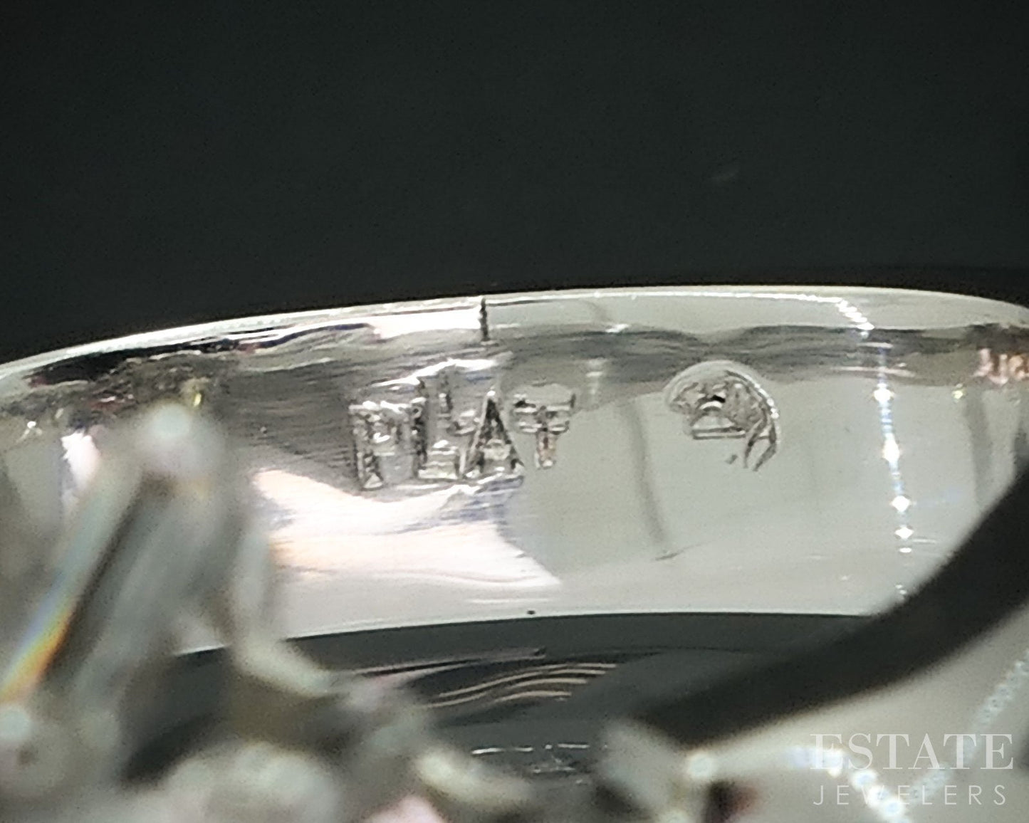 Platinum Round Natural 2.28ctw Diamond Large Cocktail Ladies Ring 19.2g i18120