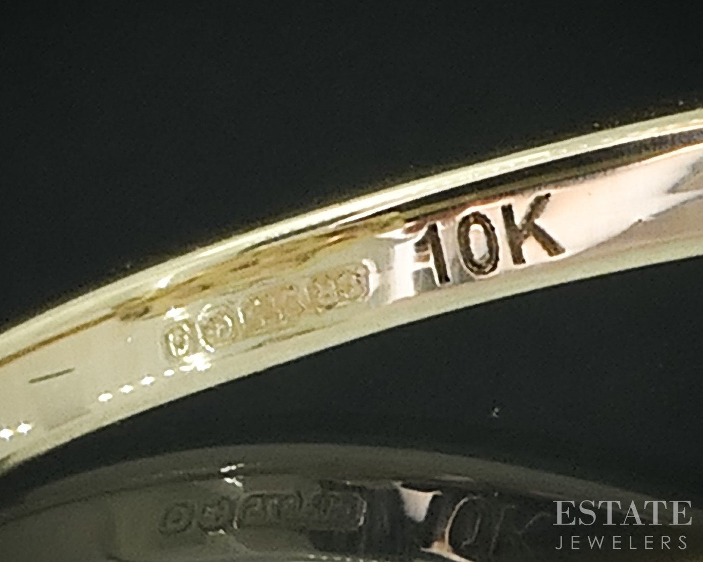 10k Yellow Gold Natural Mystic Topaz & Diamond Cluster Ladies Ring 2.4g i18111