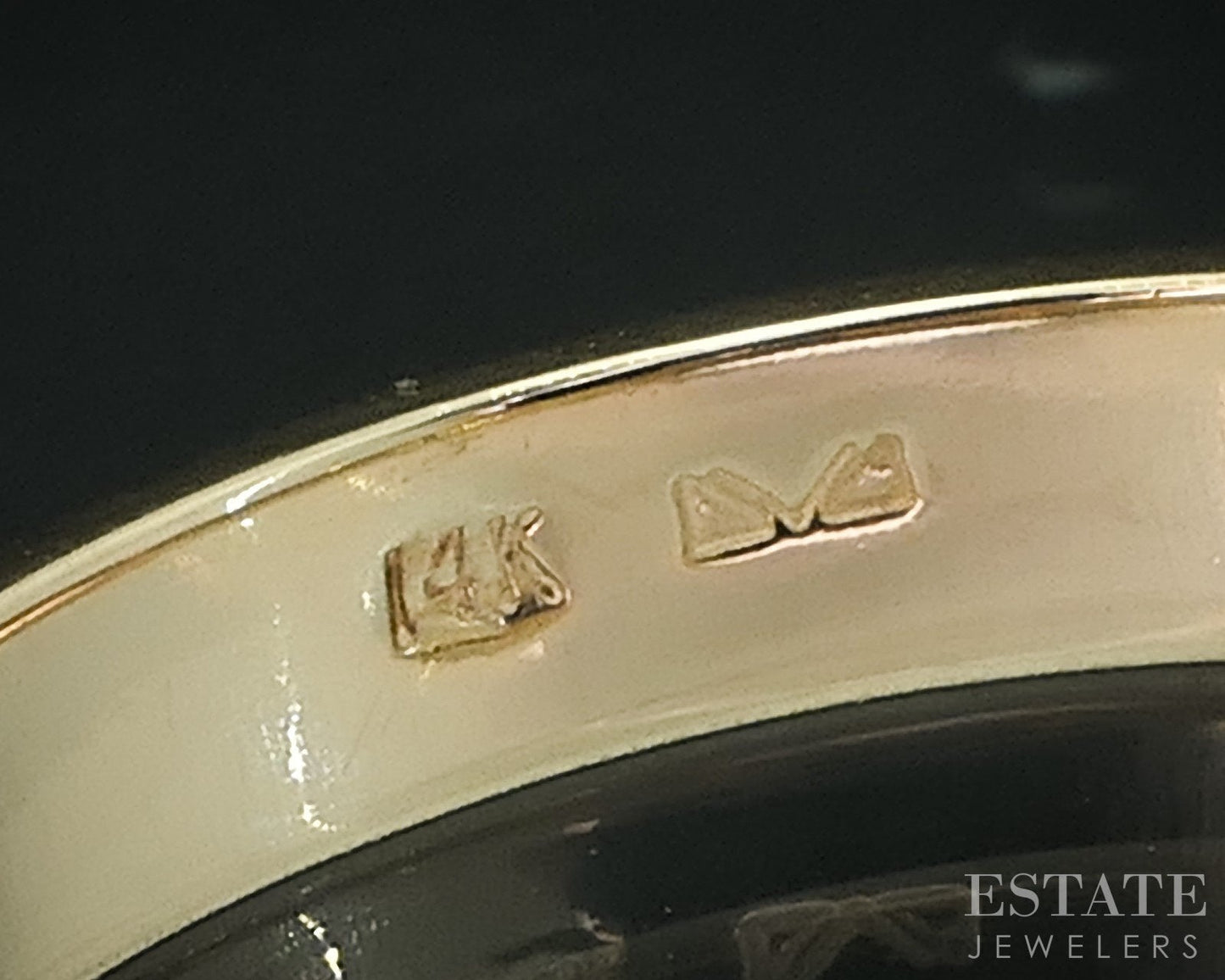 14k Yellow Gold 3.3mm Pense De Moy Inspirational Ladies Band Ring 2.5g i18110