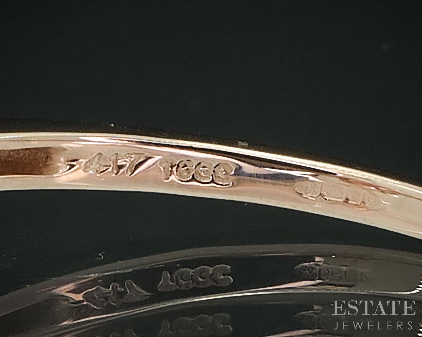 10k Rose Gold Oval Natural Pink Tourmaline Solitaire Ladies Ring 2.2g i18102