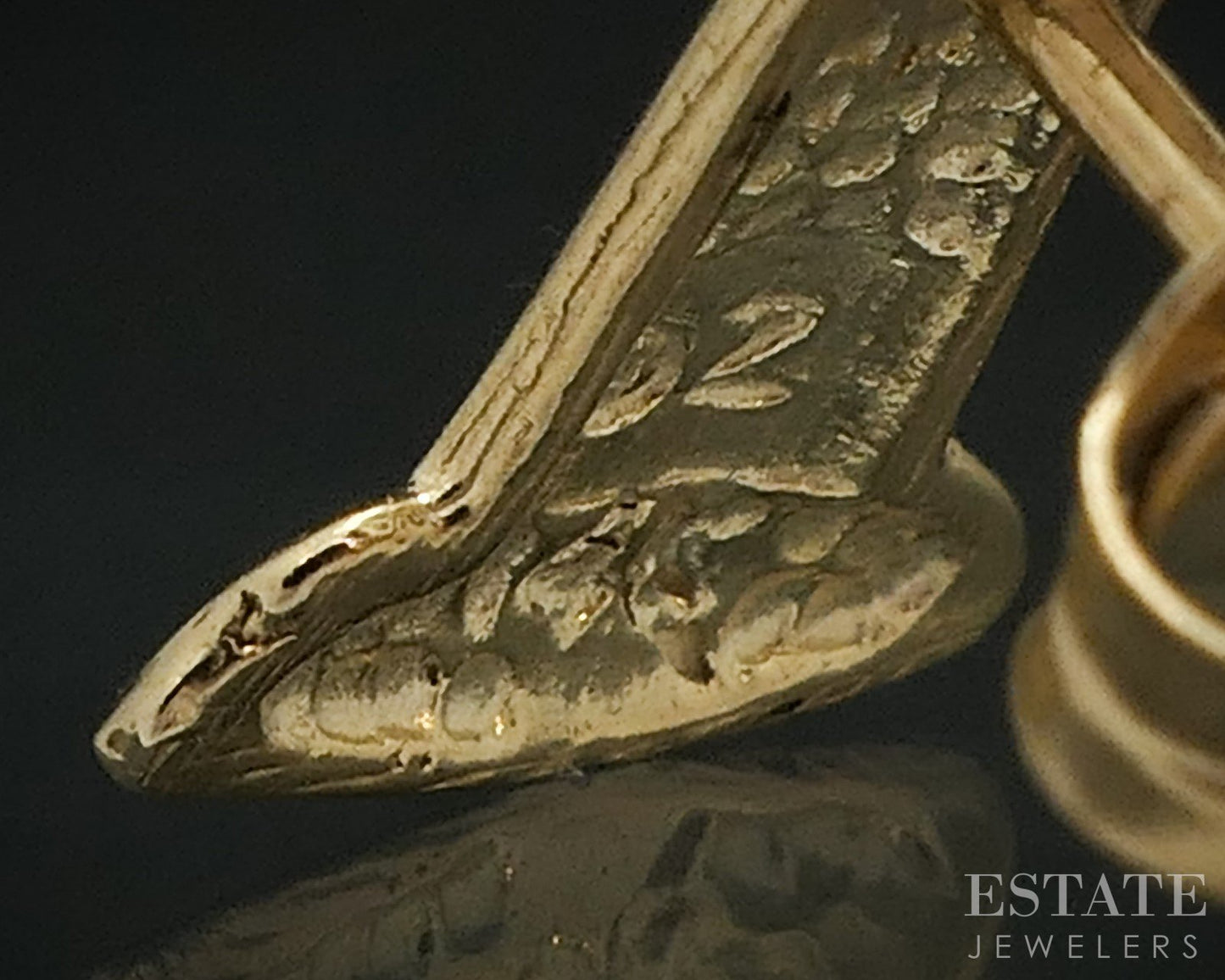 14k Yellow Gold Dimensional Lighthouse Stud Earrings 1.2g i18233b